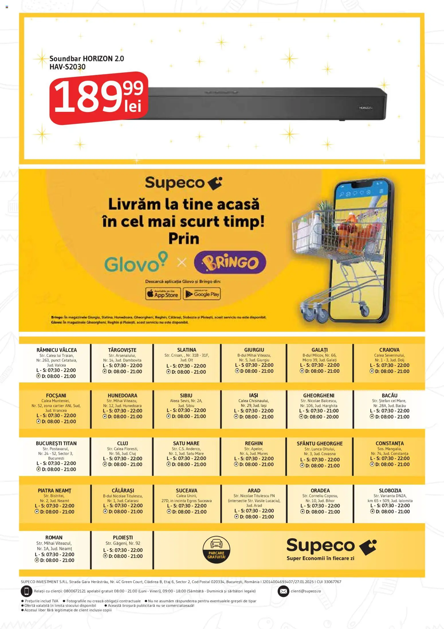 Noul catalog Supeco – valabil de la 12.03.2026 | Pagină: 20 | Produse: Soundbar