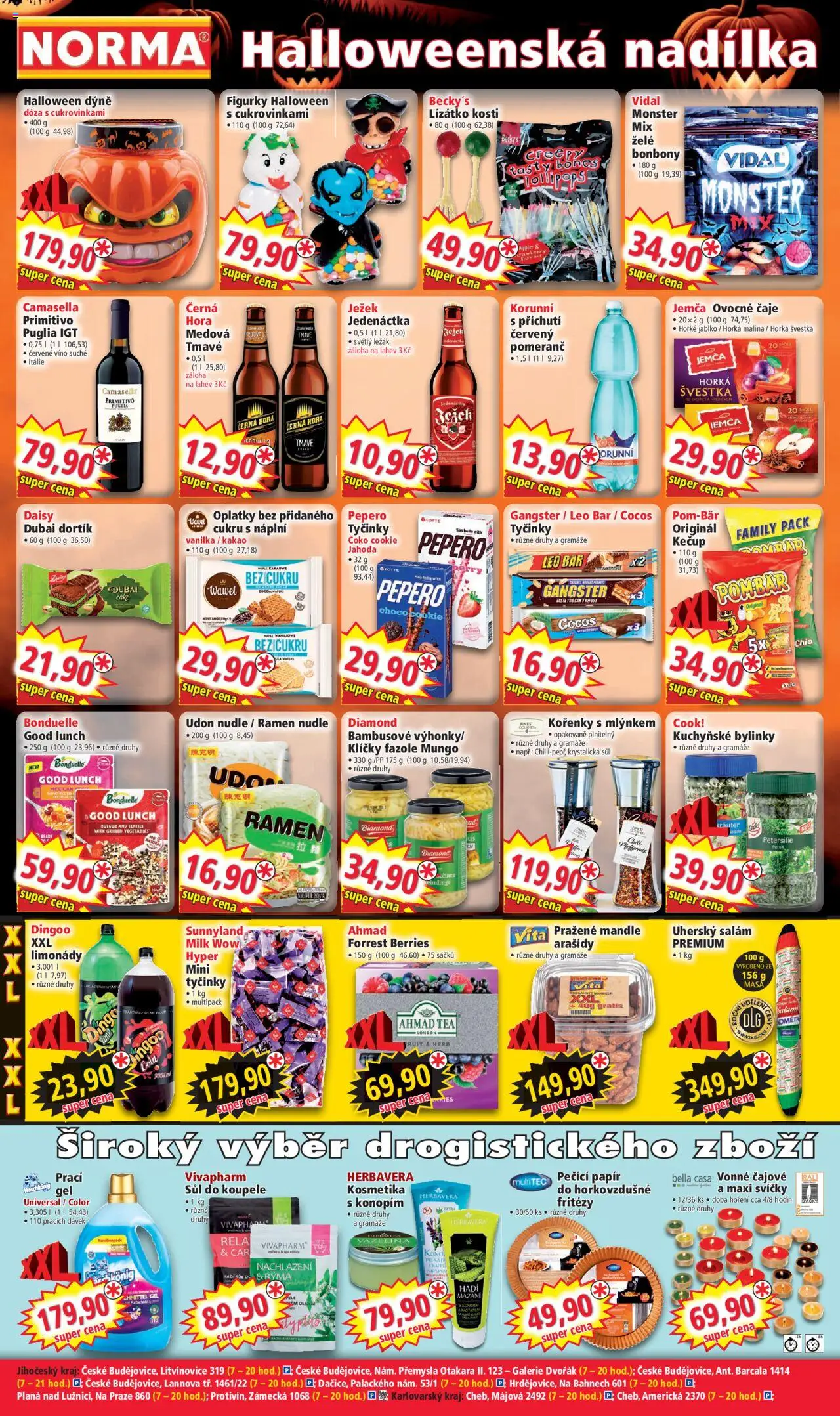 Norma leták od 13.10.2025 | Strana: 4 | Produkty: Arašídy, Červené víno, Dýně, Cola