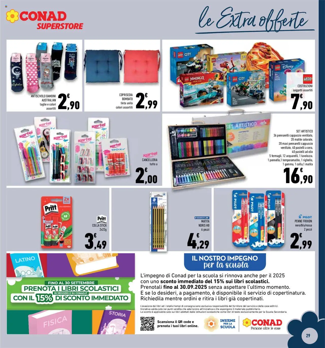 Volantino Conad del 10.09.2025 | Pagina: 29 | Prodotti: The, Pastelli, Penne, Coprisedia