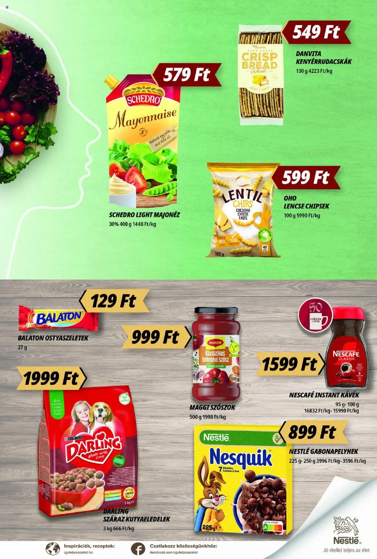 CBA Príma akciós ujság - amely érvényes a következő dátumtól: 18.09.2025 | Oldal: 7 | Termékek: Maggi, Lencse, Majonéz, Szósz
