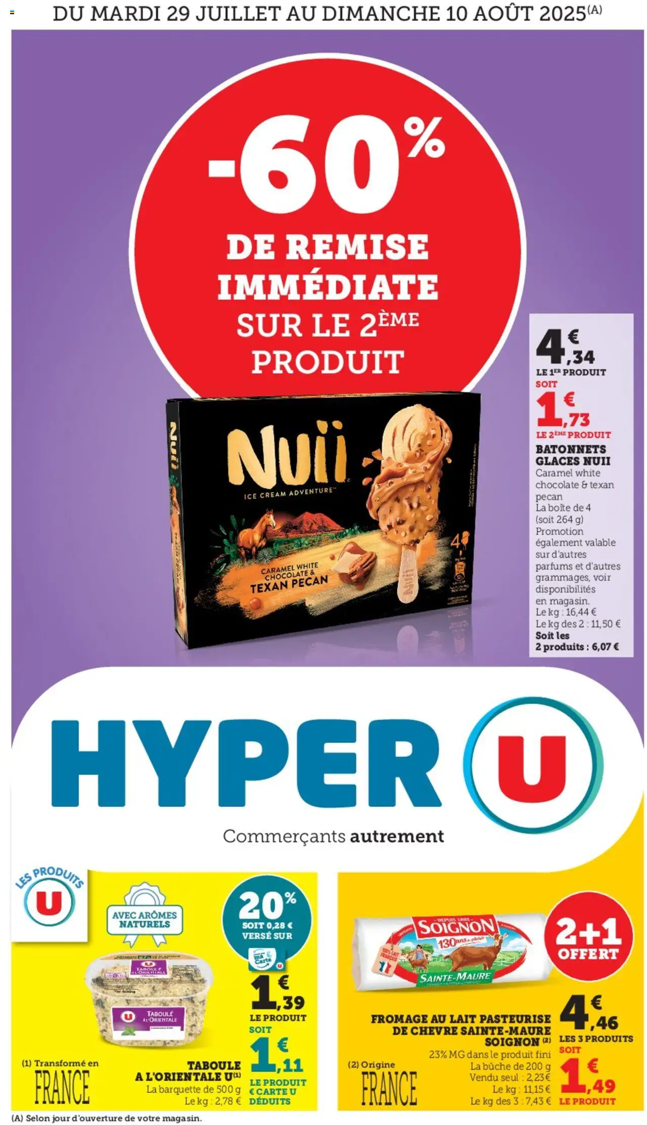  | Page: 1 | Produits: Glaces, Lait, Fromage