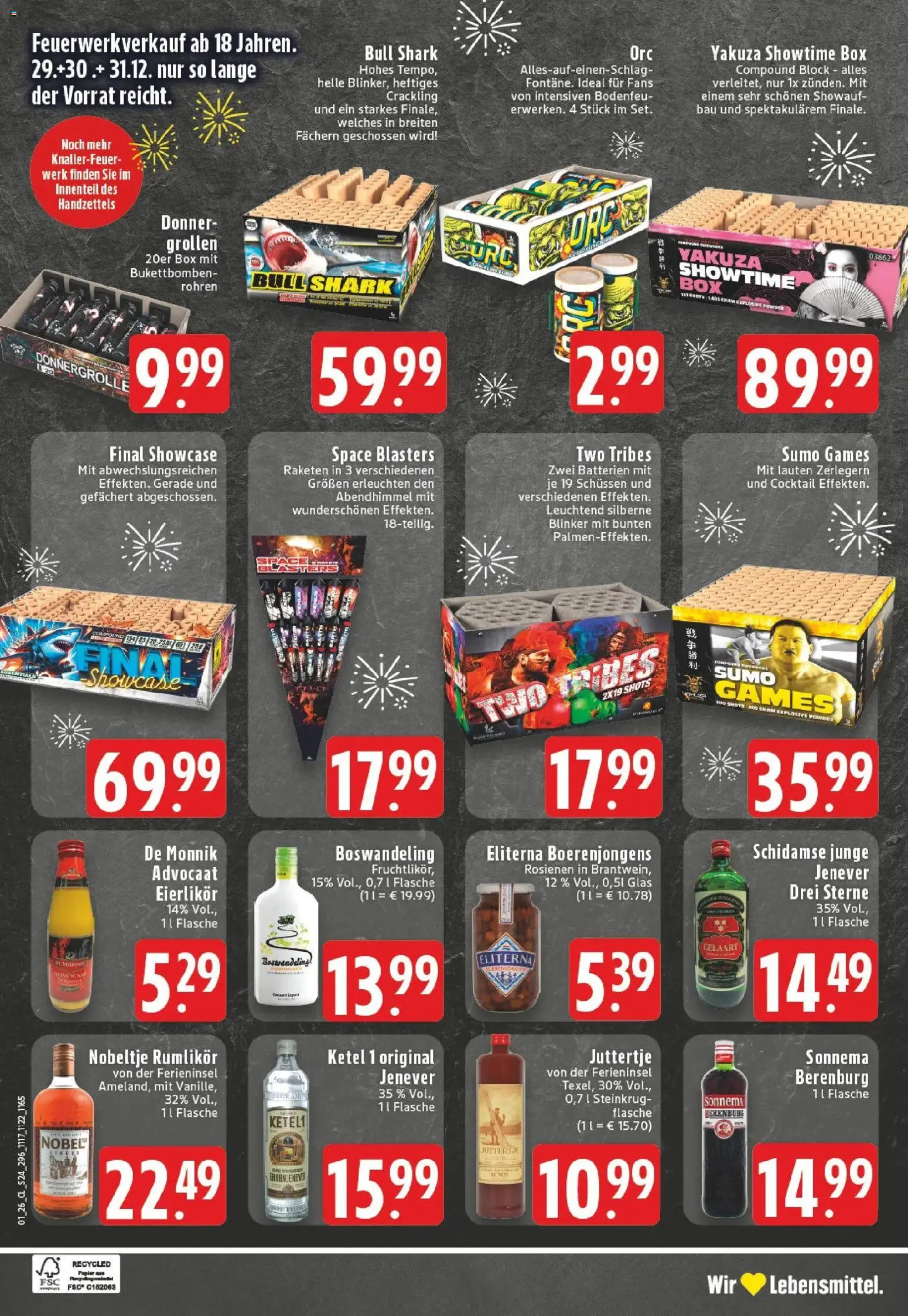 Edeka prospekt Neuenhaus	 – gültig ab 28.12.2025 | Seite: 30 | Produkte: Batterien, Rum, Box, Gin