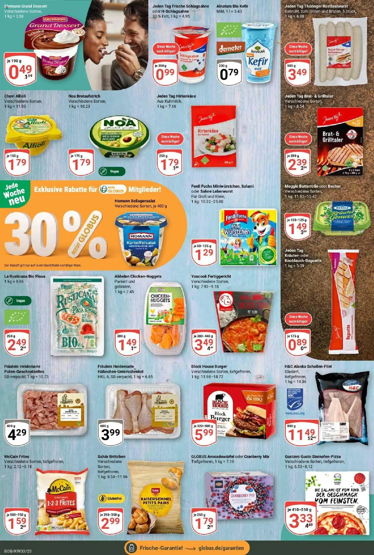 Globus prospekt Bobenheim-Roxheim	 - gültig ab dem 11.08.2025 | Seite: 14 | Produkte: Burger, Baguette, Avocado, Salami