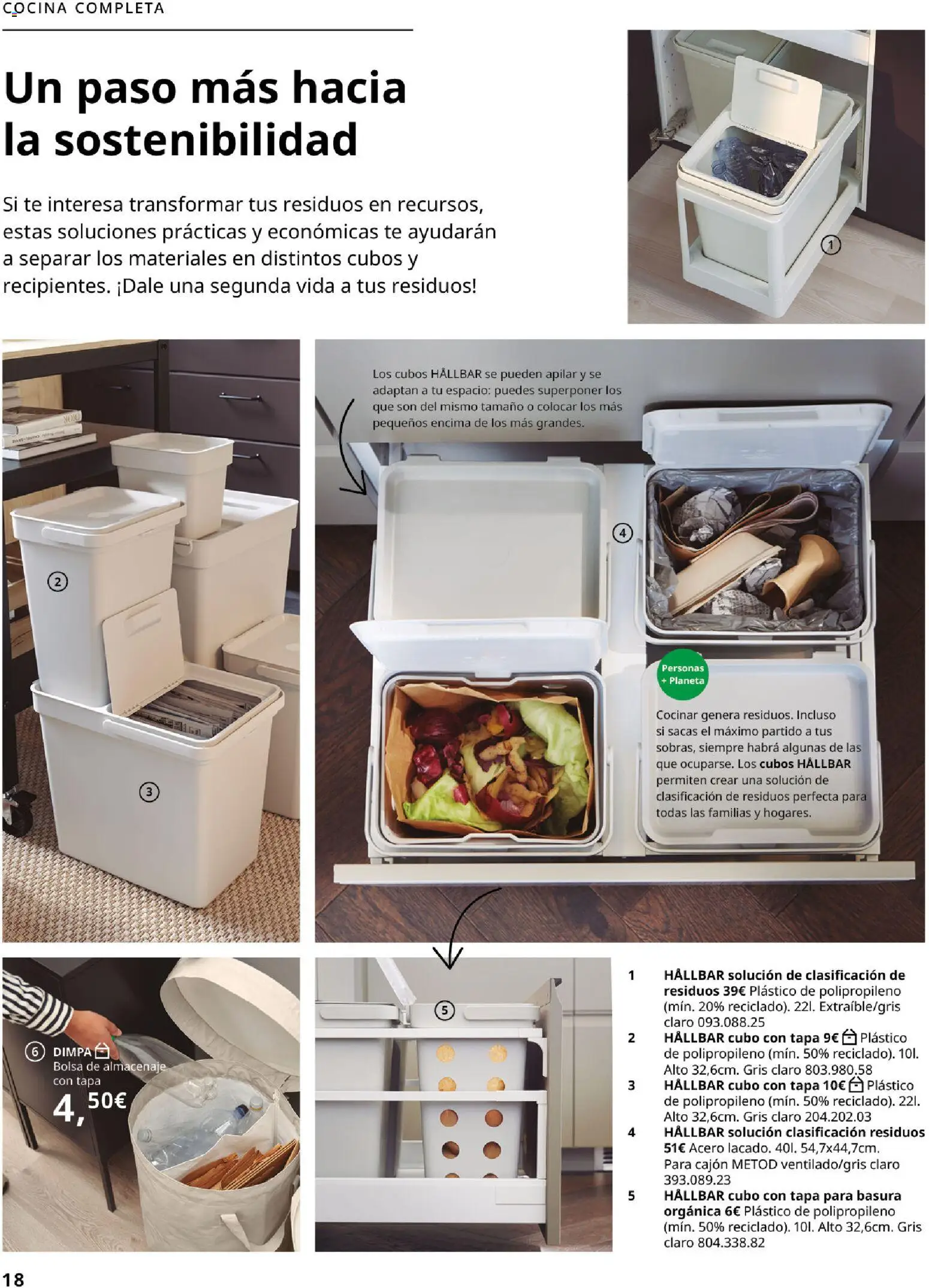 Catálogo IKEA Organización en el hogar │ válido desde el 15.01.2026 | Página: 18 | Productos: Té, Bolsa, Cocina, Almacenaje