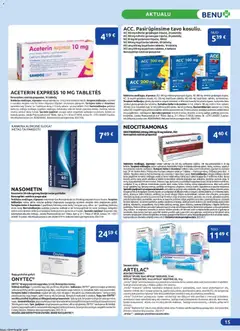 BENU leidinys galioja nuo 01.03.2026 | Puslapis: 15 | Prekių: Bendras