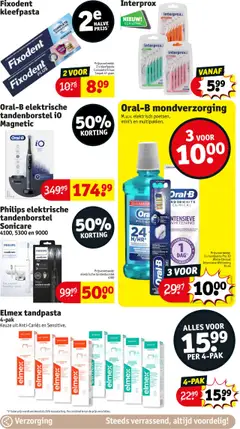  | Pagina: 29 | Producten: Elektrische tandenborstel, Was, Tandpasta, Kan