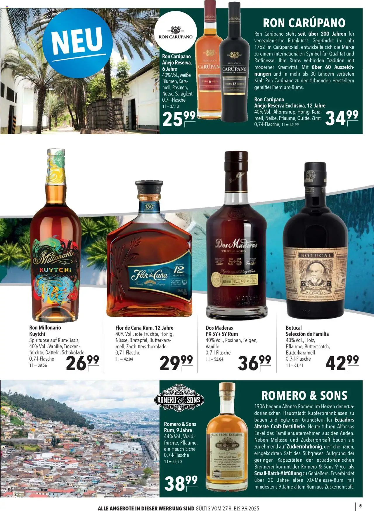CITTI Markt - Rum aus aller Welt - gültig ab dem 27.08.2025 | Seite: 5 | Produkte: Schokolade, Rum, Saft