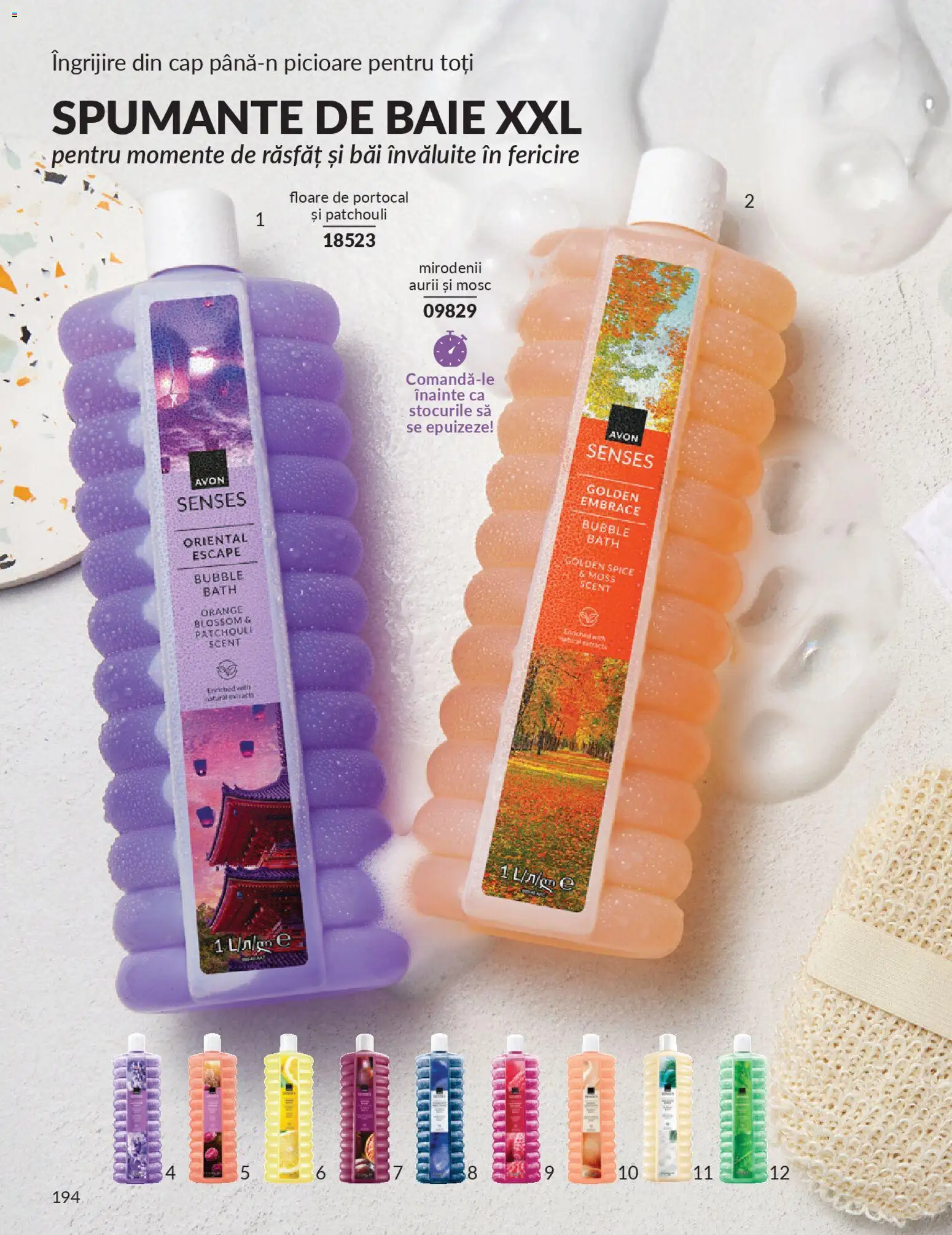 Noul catalog Avon – valabil de la 01.02.2026 | Pagină: 196 | Produse: Spumant de baie