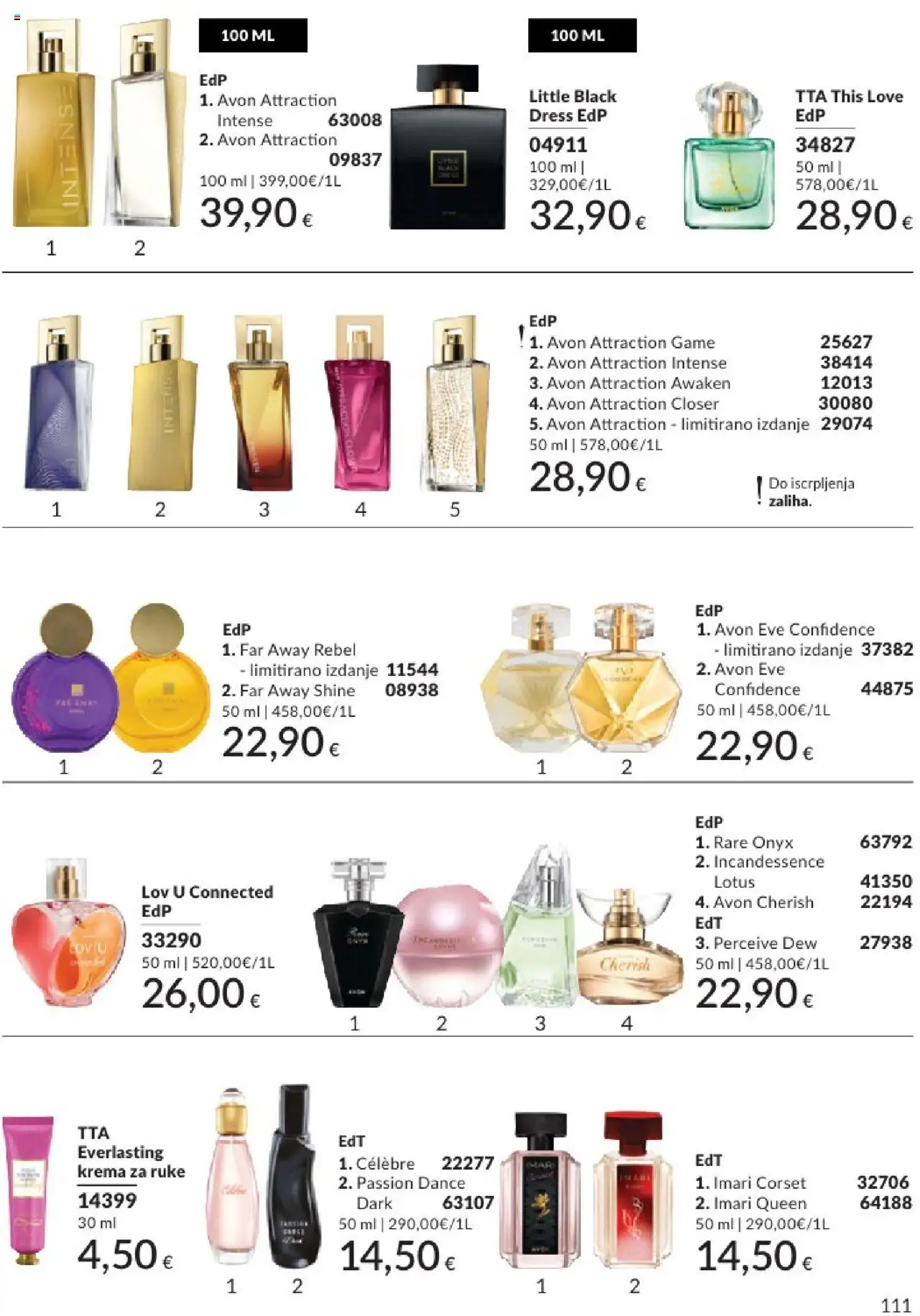 Avon katalog | vrijedi od 01.08.2025 | Stranica: 111 | Proizvodi: Krema za ruke, Krema