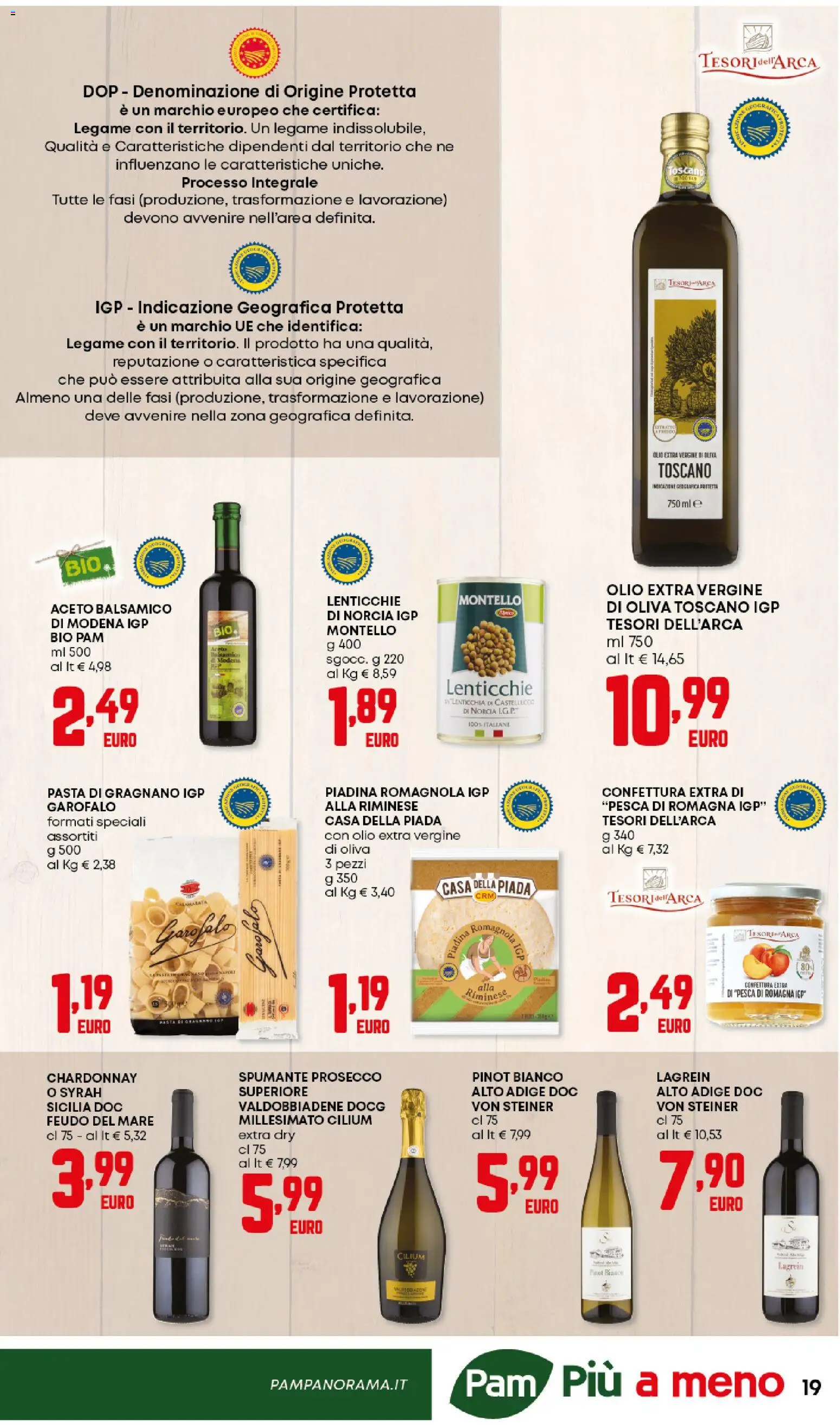 Volantino Panorama del 12.02.2026 | Pagina: 19 | Prodotti: Olio, Pesca, Spumante, Aceto