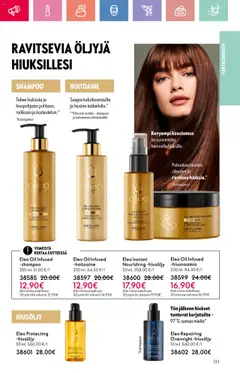  | Sivu: 133 | Tuotteet: Shampoo, Hoitoaine, Hiusnaamio, Hiusöljy