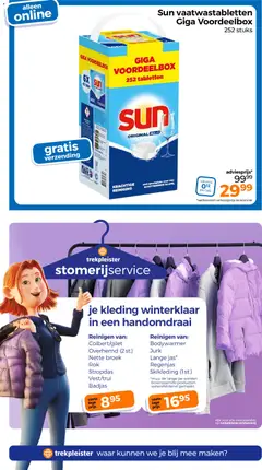 Trekpleister - Folder - Voorbeeld van een folder van Trekpleister, geldig van 05.01.2026 | Pagina: 63 | Producten: Regenjas, Jas, Broek, Jurk