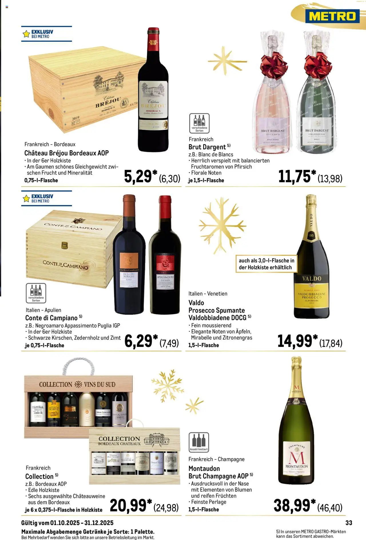 Metro Saisonkatalog "Perfekt ausgestattet" – gültig ab 01.10.2025 | Seite: 33 | Produkte: Zitronengras, Blumen, Pfirsich, Brut dargent