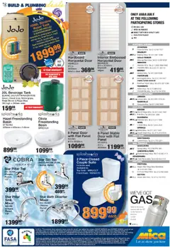MICA specials catalogue – valid from 21.10.2025 | Page: 9 | Products: Tank, Bath, Tap, Sink