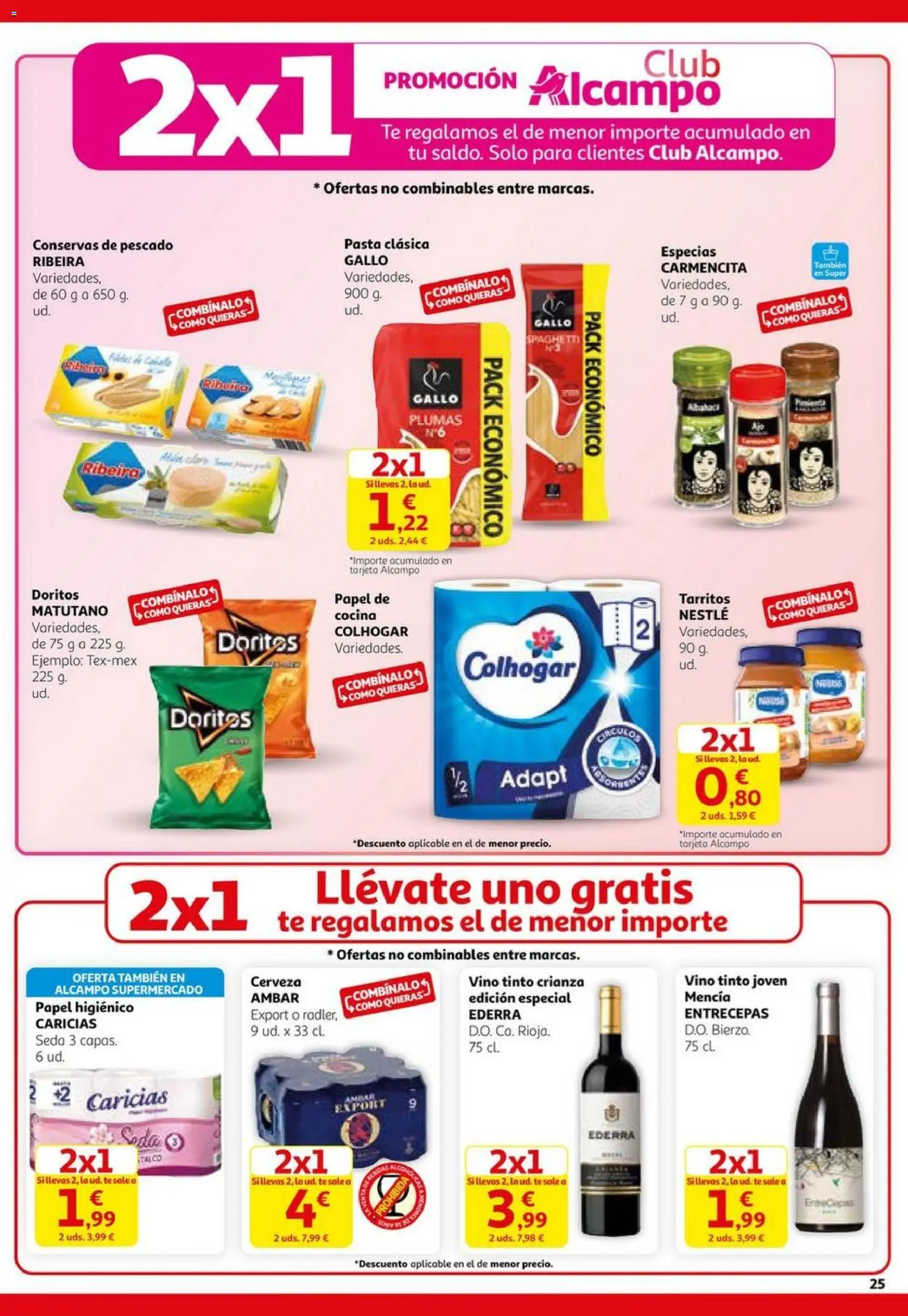 Alcampo - Black Friday │ válido desde el 06.11.2025 | Página: 25 | Productos: Cerveza, Papel higienico, Pescado, Cocina