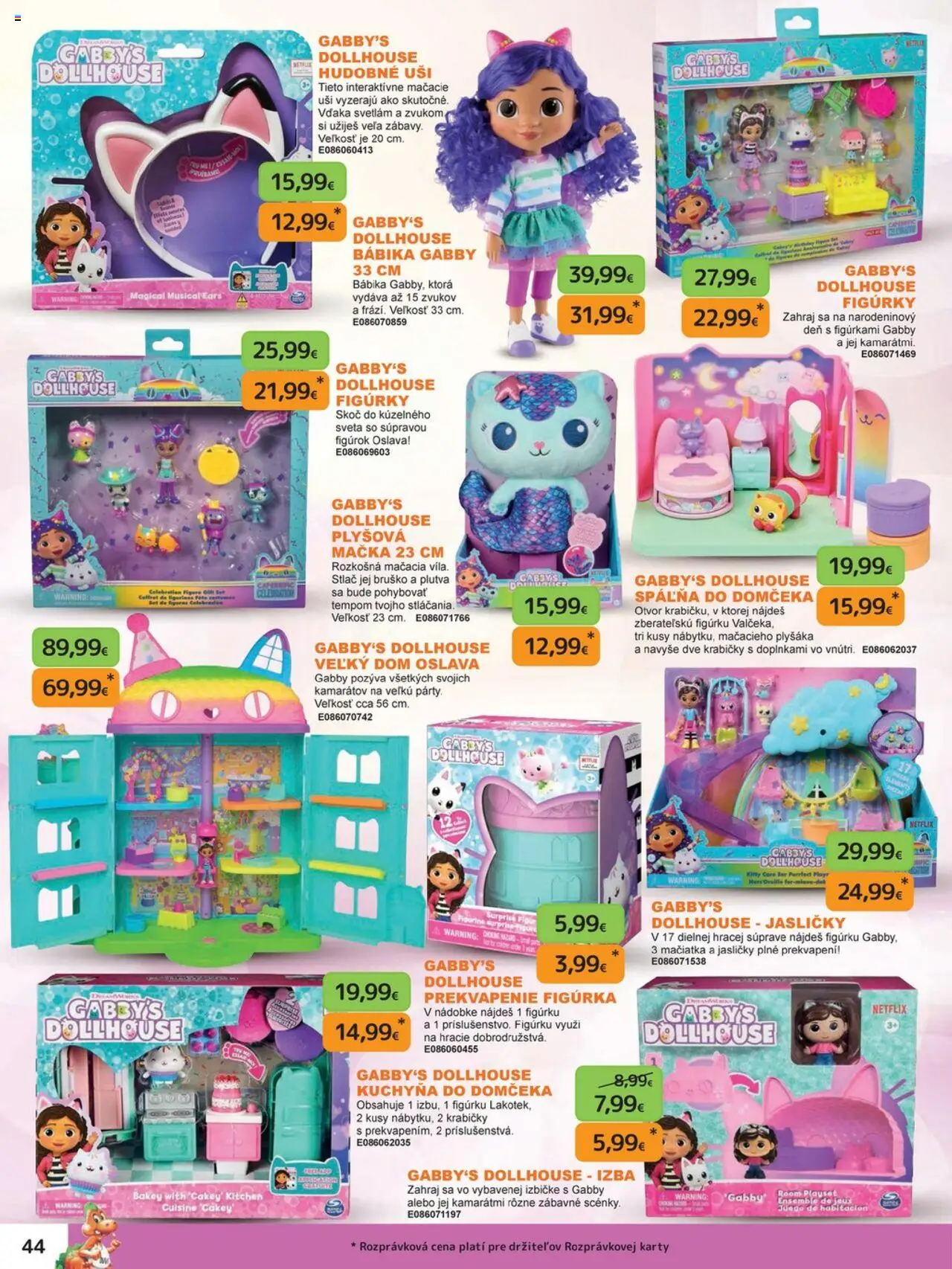 Nové Dráčik akcie – leták je platný od 03.10.2025 | Strana: 44 | Produkty: Kuchyňa