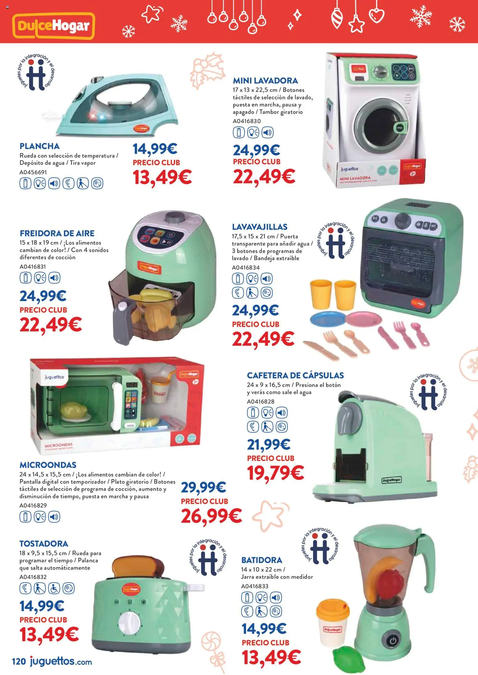 Juguettos catálogo Navidad │ válido desde el 27.10.2025 | Página: 120 | Productos: Lavadora, Plancha, Tostadora, Κούβα