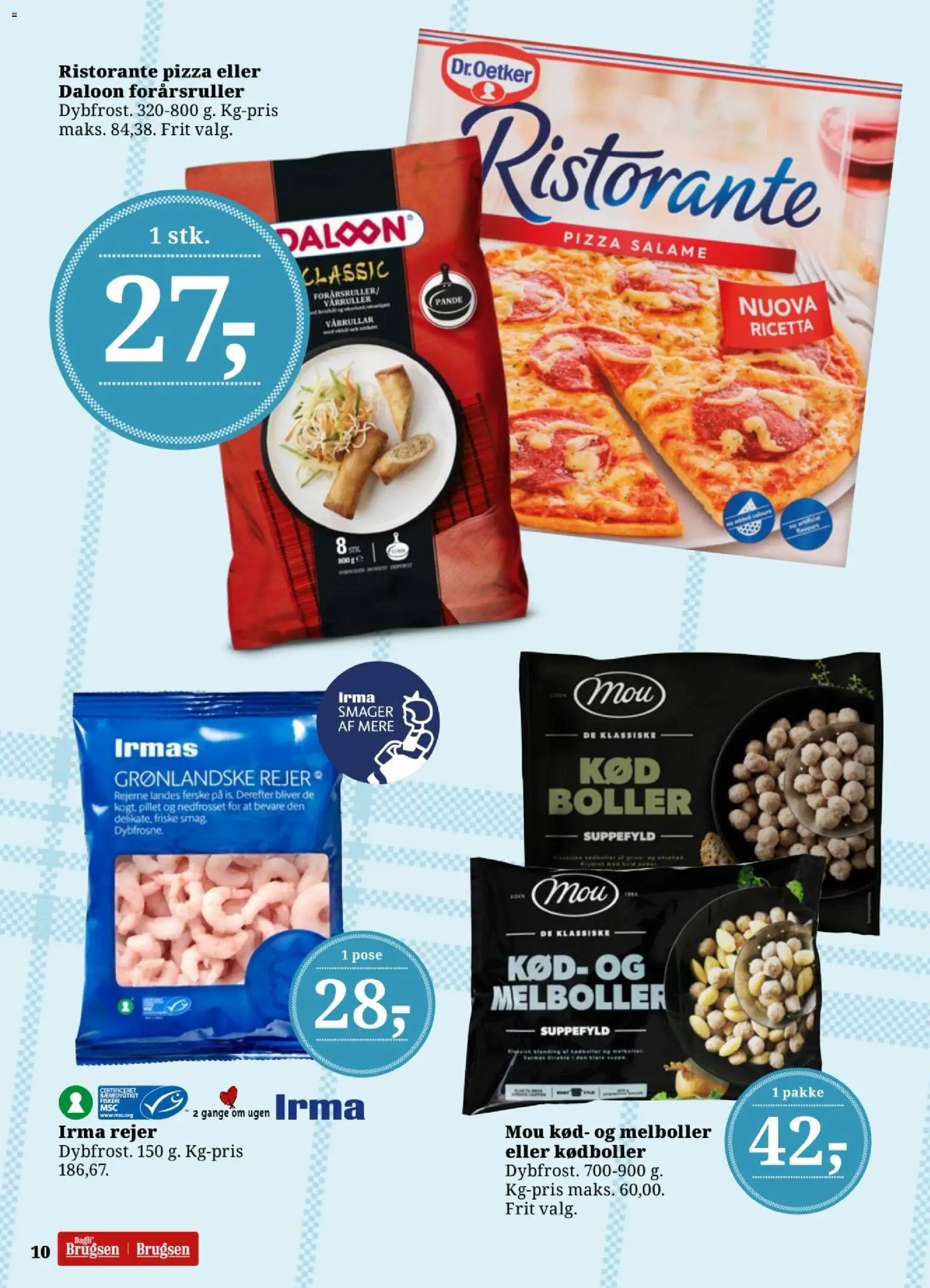 Dagli'Brugsen tilbudsavis – gyldig fra 16.01.2026 | Side: 11 | Produkter: Pizza, Rejer