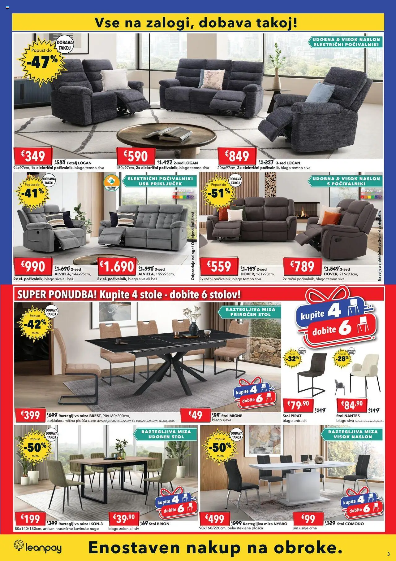 Novi Harvey Norman katalog ponudbe – veljaven od 02.10.2025 | Stran: 5 | Izdelki: Usb, Fotelj, Miza, Zelena