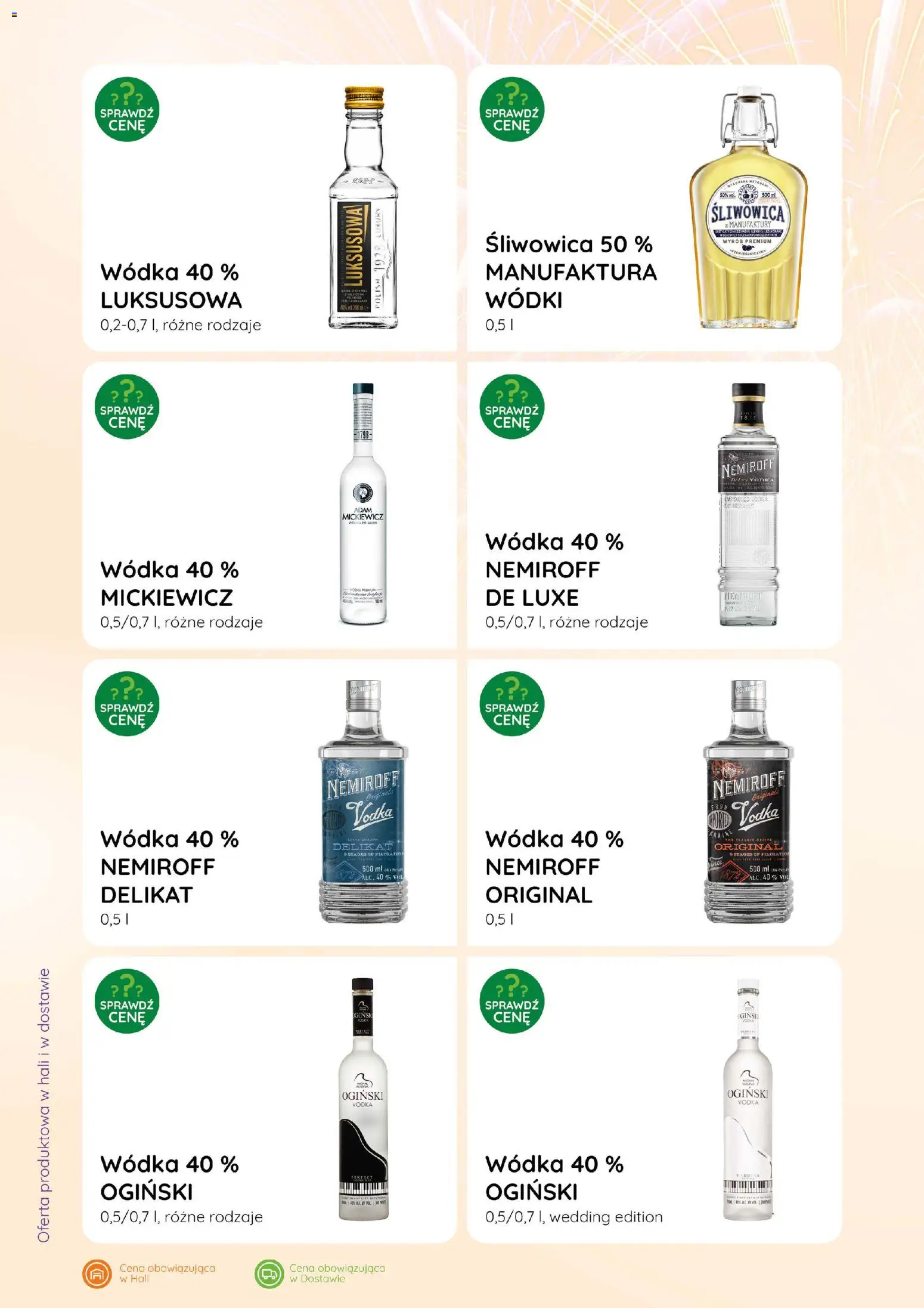 Eurocash Gazetka - Katalog Alkoholowy od 01.01.2026 | Strona: 6 | Produkty: Ogiński, Vodka, Wódka