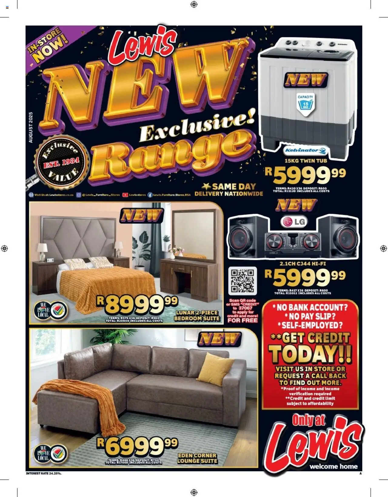 Lewis Stores - South Africa Leaflet │ valid from 11.08.2025 | Page: 1 | Products: Lounge suite