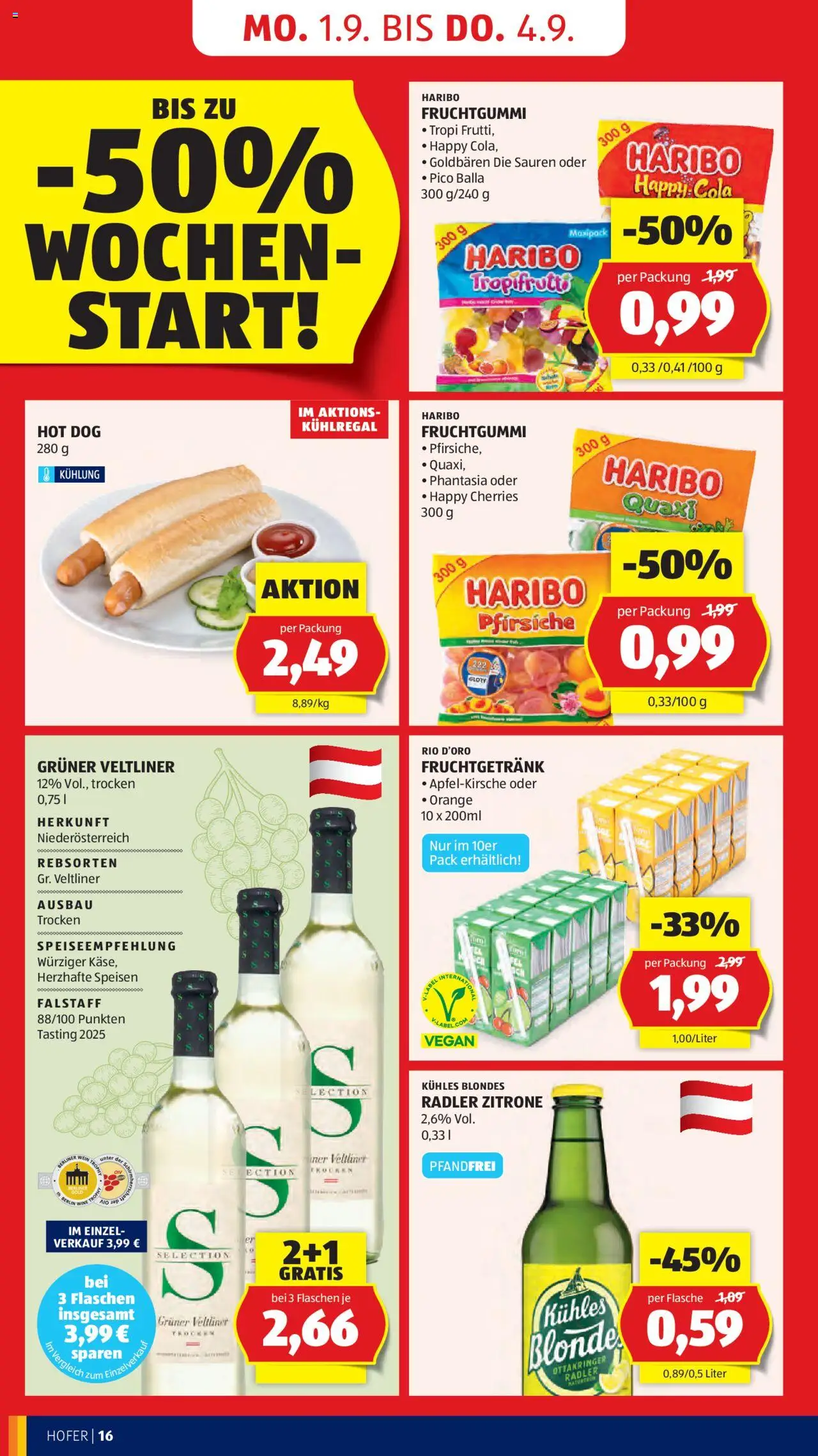 Hofer Flugblatt gültig ab 29.08.2025 | Seite: 18 | Produkte: Zitrone