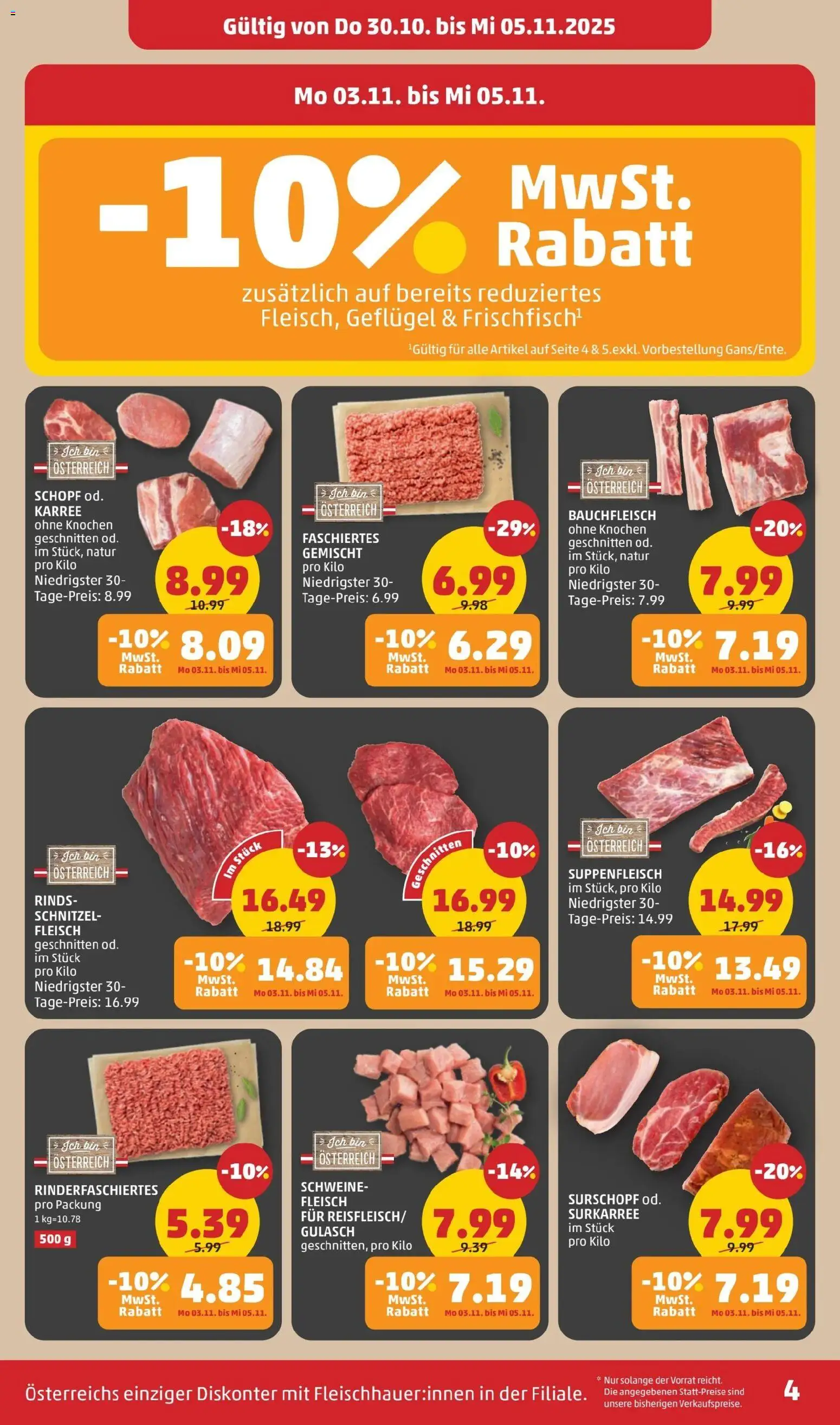 Penny Markt Flugblatt gültig ab 30.10.2025 | Seite: 4