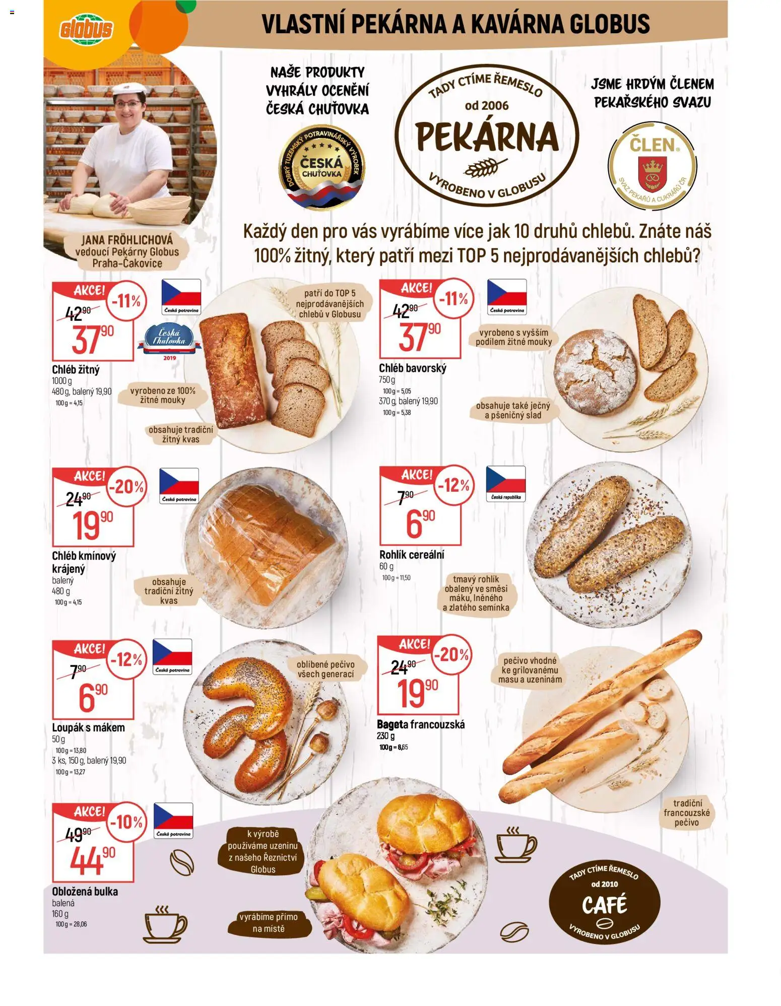 Globus leták - Praha Čakovice od 04.02.2026 | Strana: 7 | Produkty: Chléb, Rohlík, Pečivo, Semínka