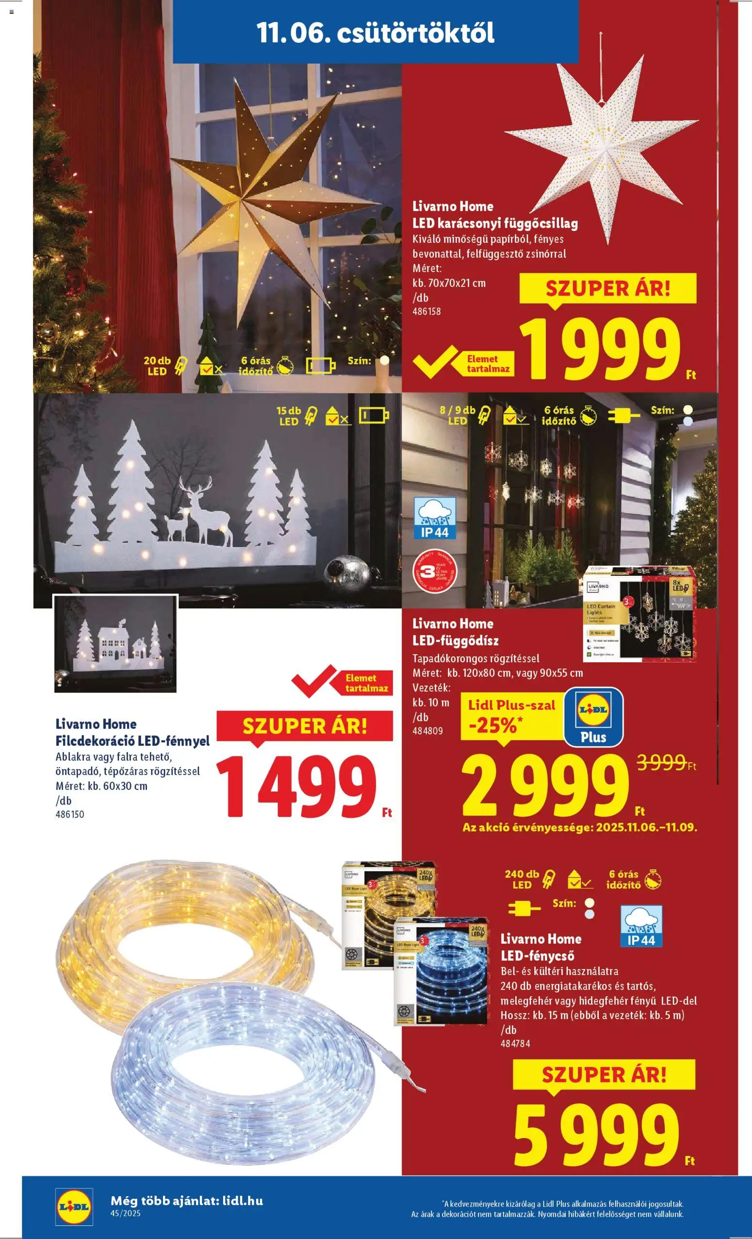 Lidl akciós ujság - amely érvényes a következő dátumtól: 06.11.2025 | Oldal: 4