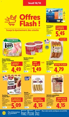 LIDL - Prévisualisation de Petit Navire saumon, 140 g (1 kg = 38,93 €) 4 tranches + 1 OFFERTE valide à partir de 16.10.2025 | Page: 14