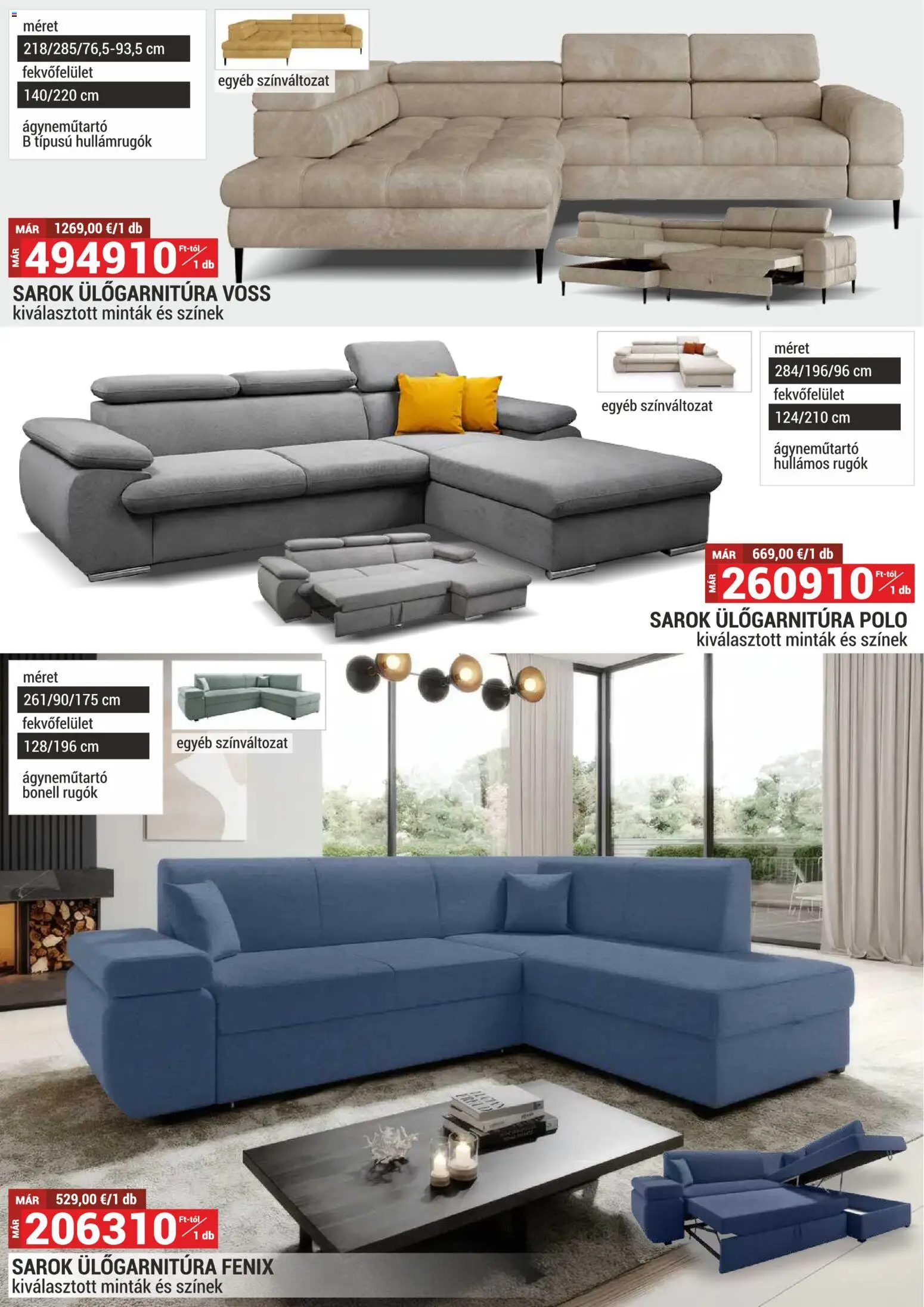 Merkury Market akciós ujság - amely érvényes a következő dátumtól: 01.02.2026 | Oldal: 5 | Termékek: Sarok ülőgarnitúra