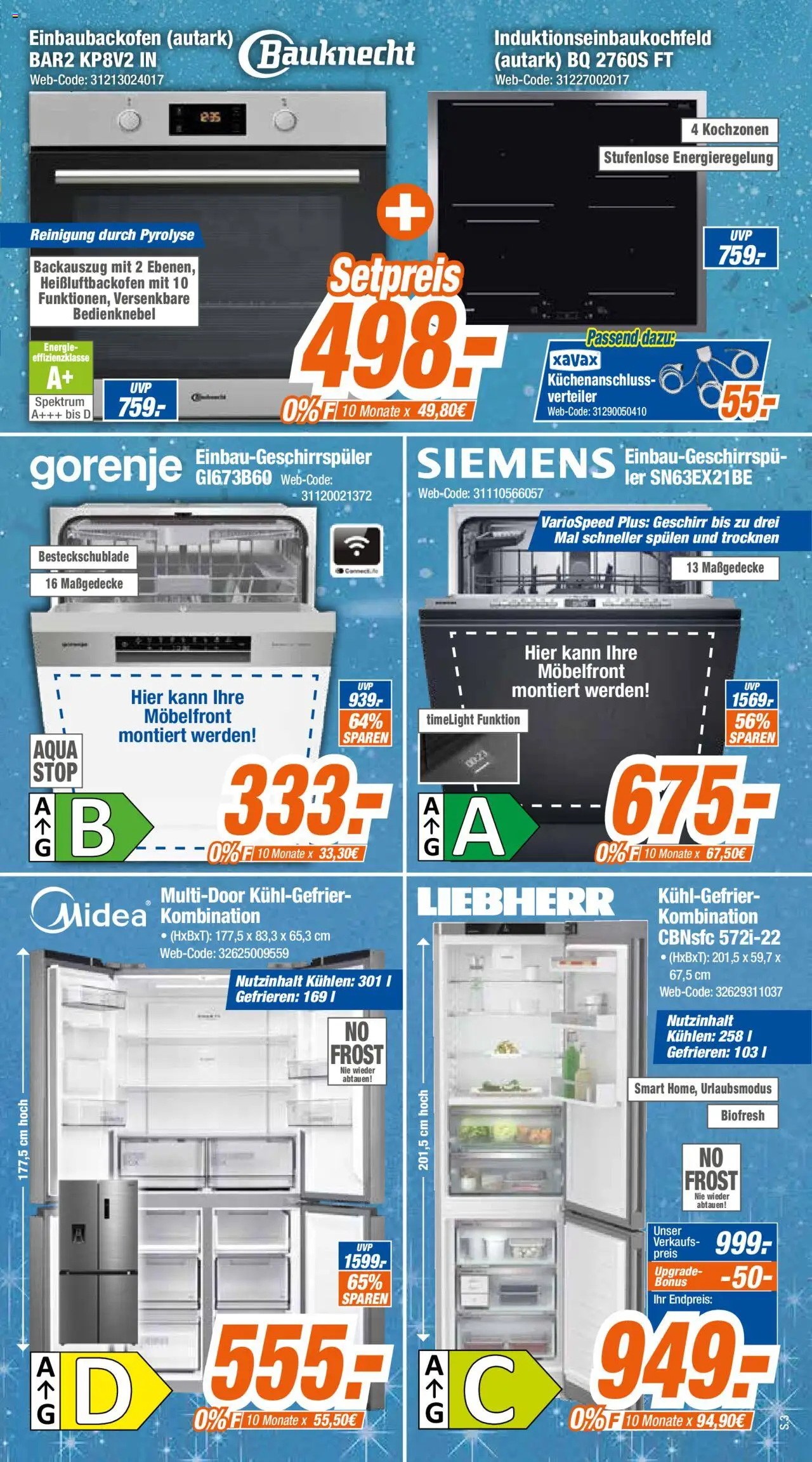 Expert Prospekt 	 – gültig ab 04.10.2025 | Seite: 3 | Produkte: Liebherr, Siemens, Gorenje
