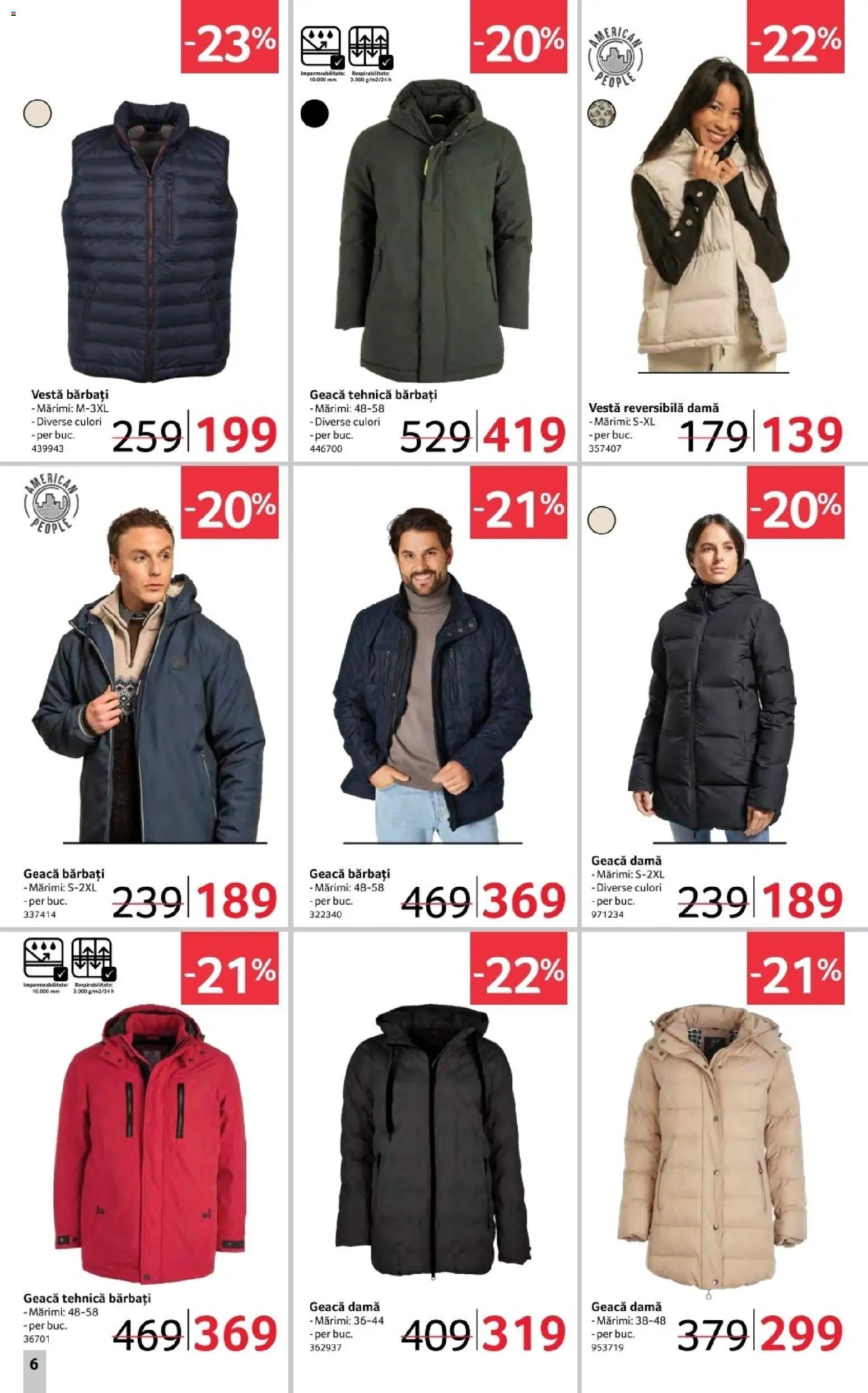Noul catalog Selgros – valabil de la 12.12.2025 | Pagină: 6 | Produse: Vestă, Geacă