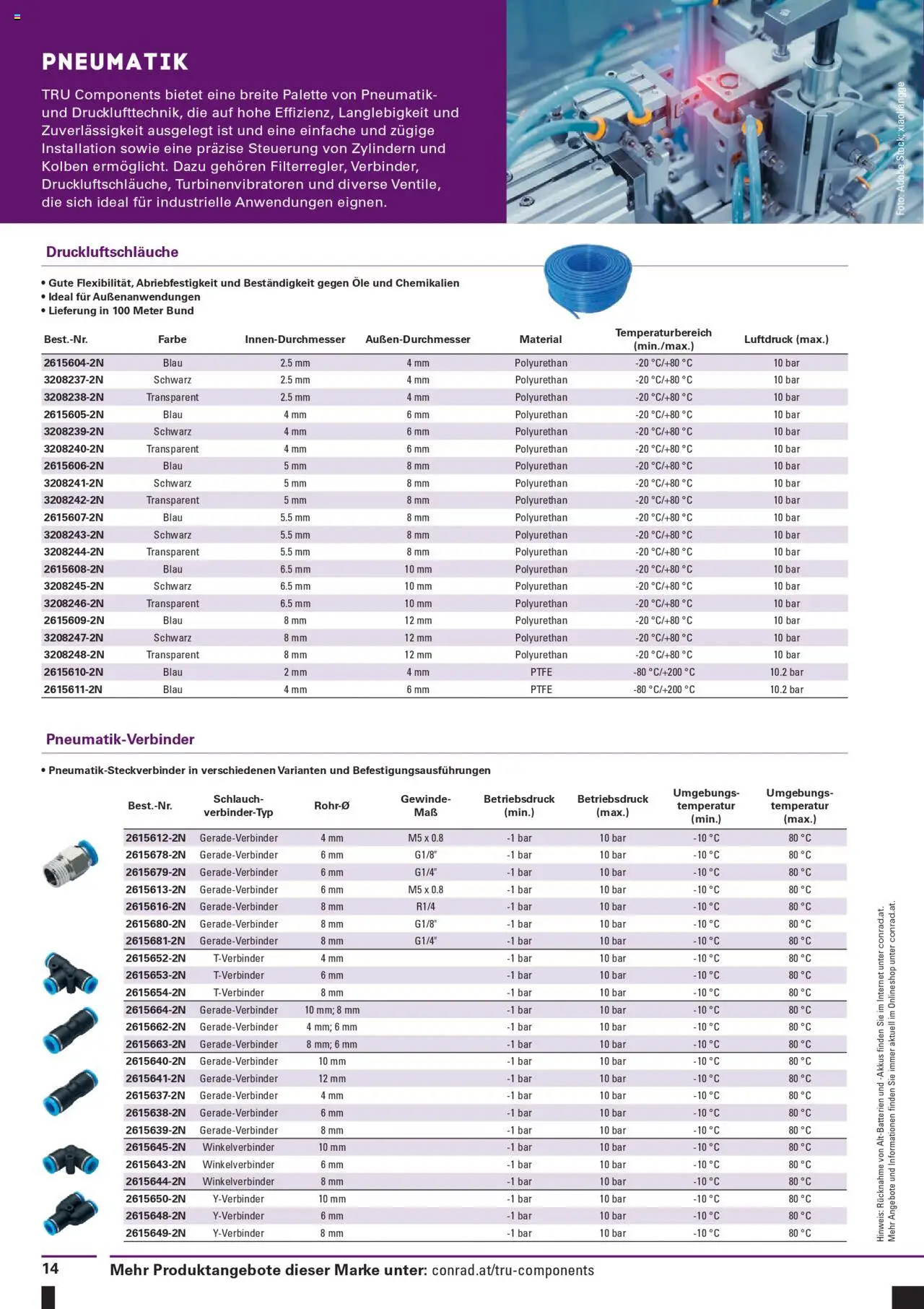 Conrad TRU Components gültig ab 13.03.2025 | Seite: 14 | Produkte: Verbinder