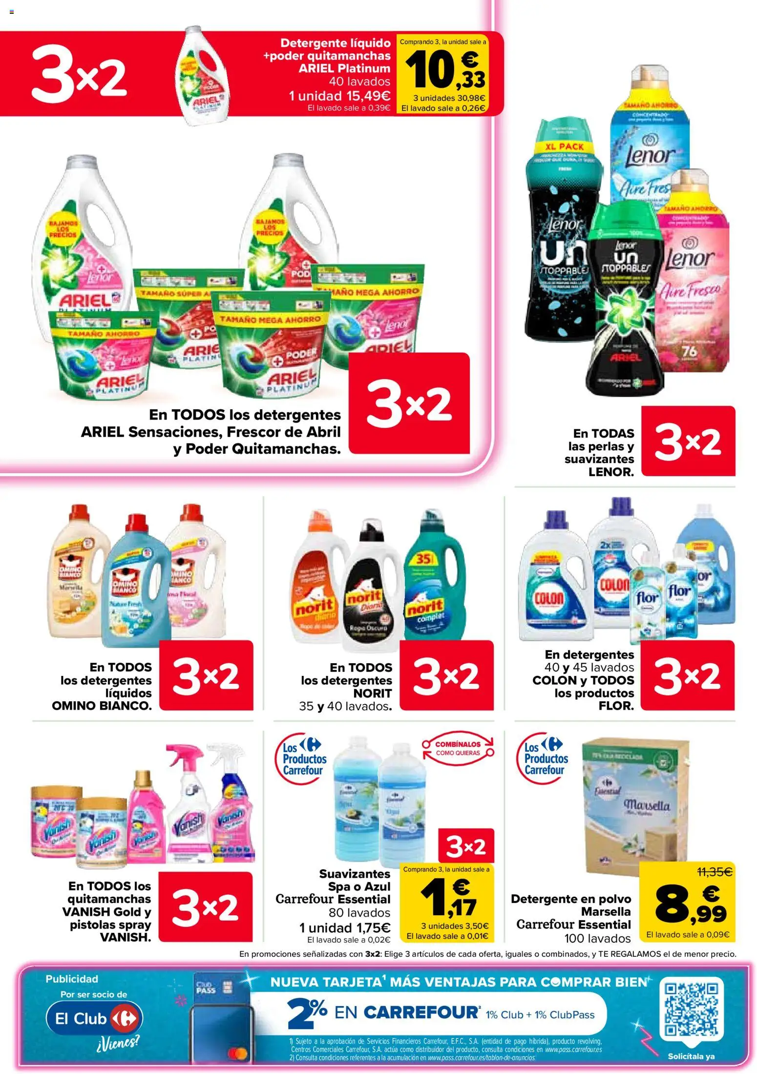 Carrefour folleto │ válido desde el 25.02.2026 | Página: 56 | Productos: Polvo, Detergente, Té, Detergente líquido