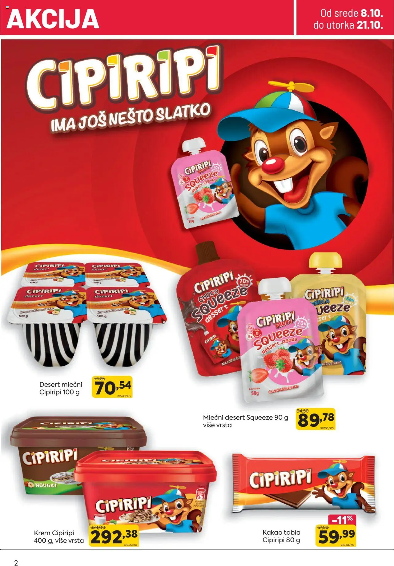 PerSu katalog - važi od 08.10.2025 | Strana: 2 | Proizvode: Sto, Jagoda