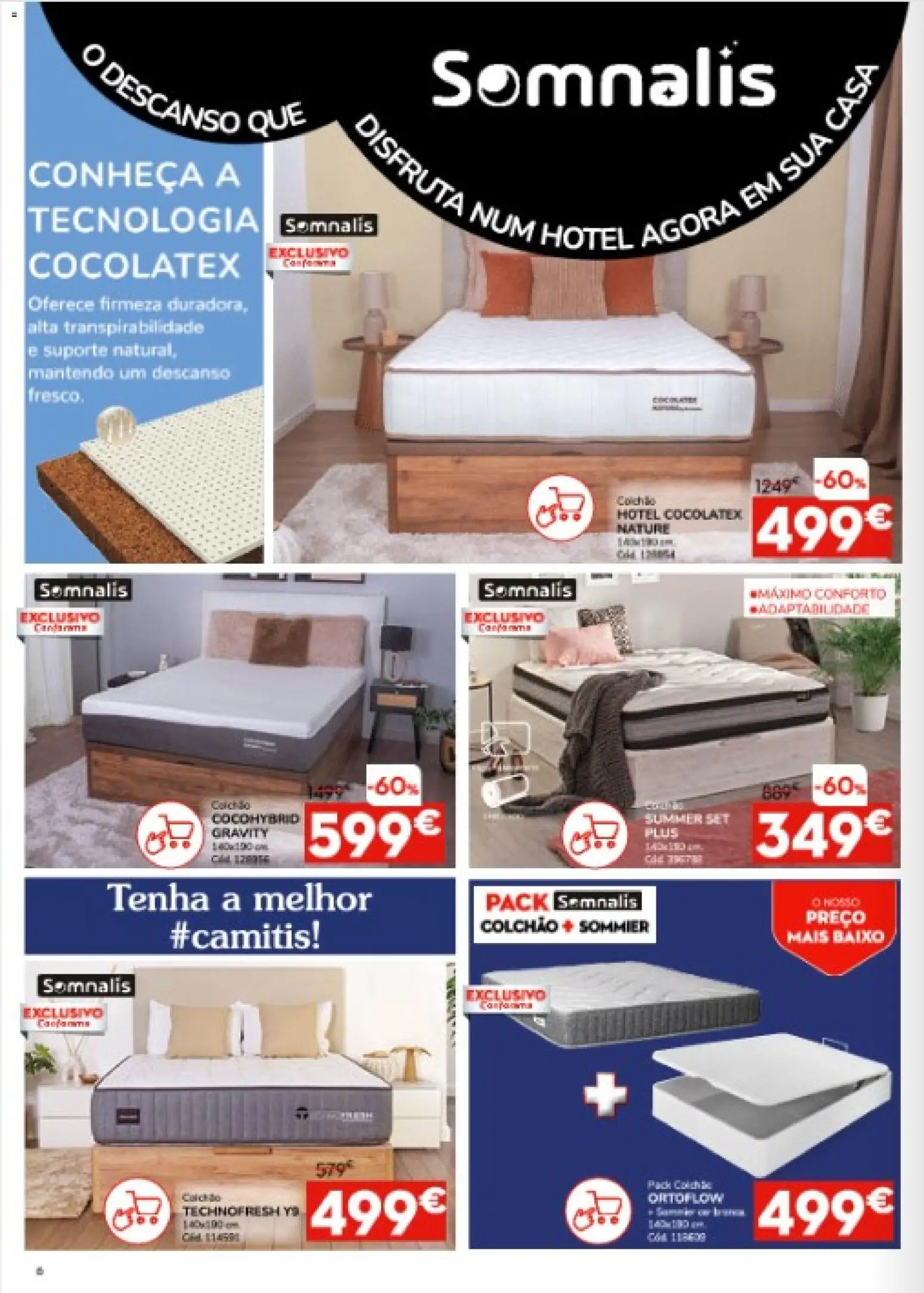 Conforama folheto │ válido de 05.02.2026 | Página: 6 | Produtos: Colchão