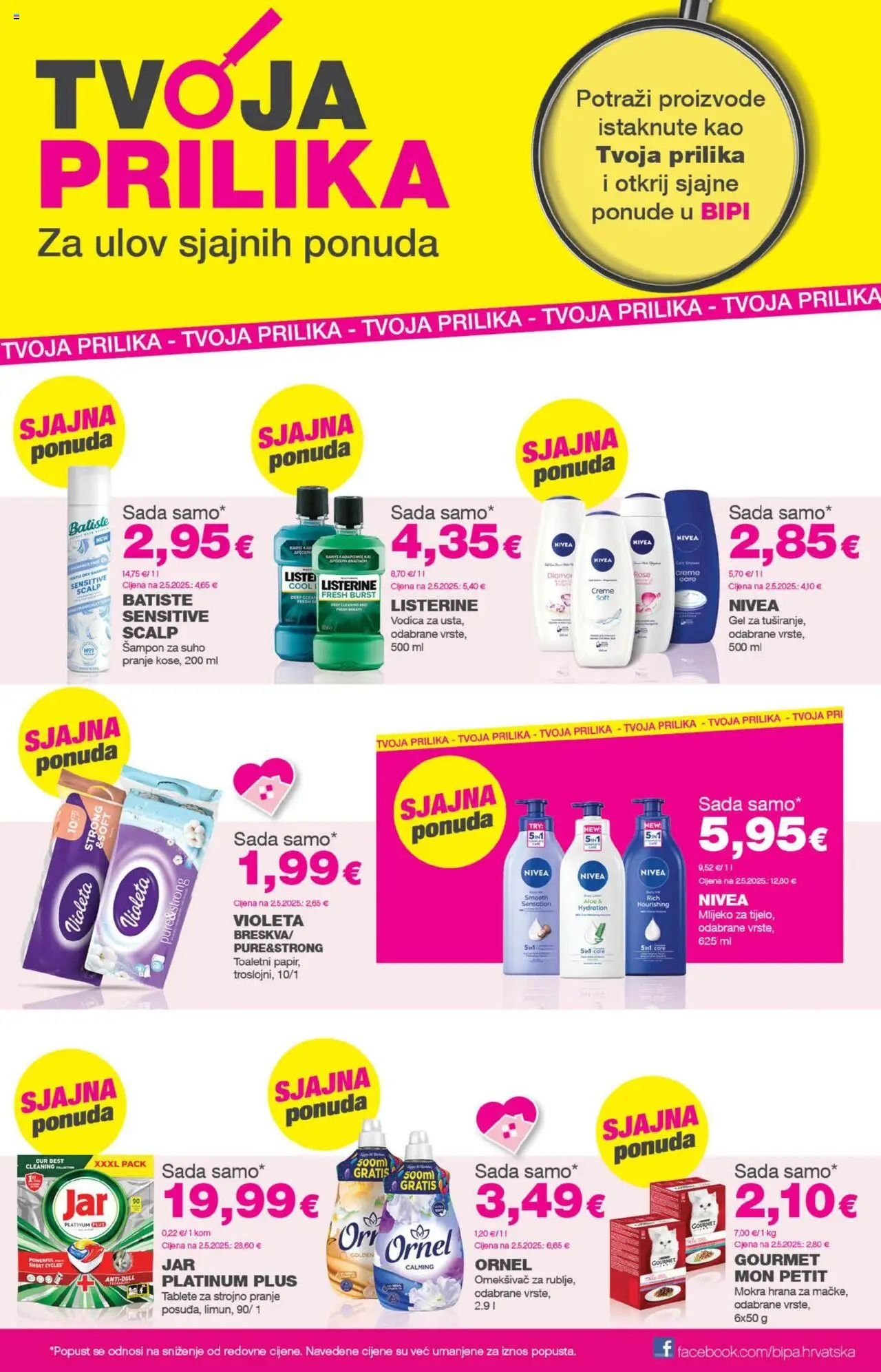 Bipa katalog | vrijedi od 07.08.2025 | Stranica: 5 | Proizvodi: Šampon, Mlijeko, Nivea, Jar tablete