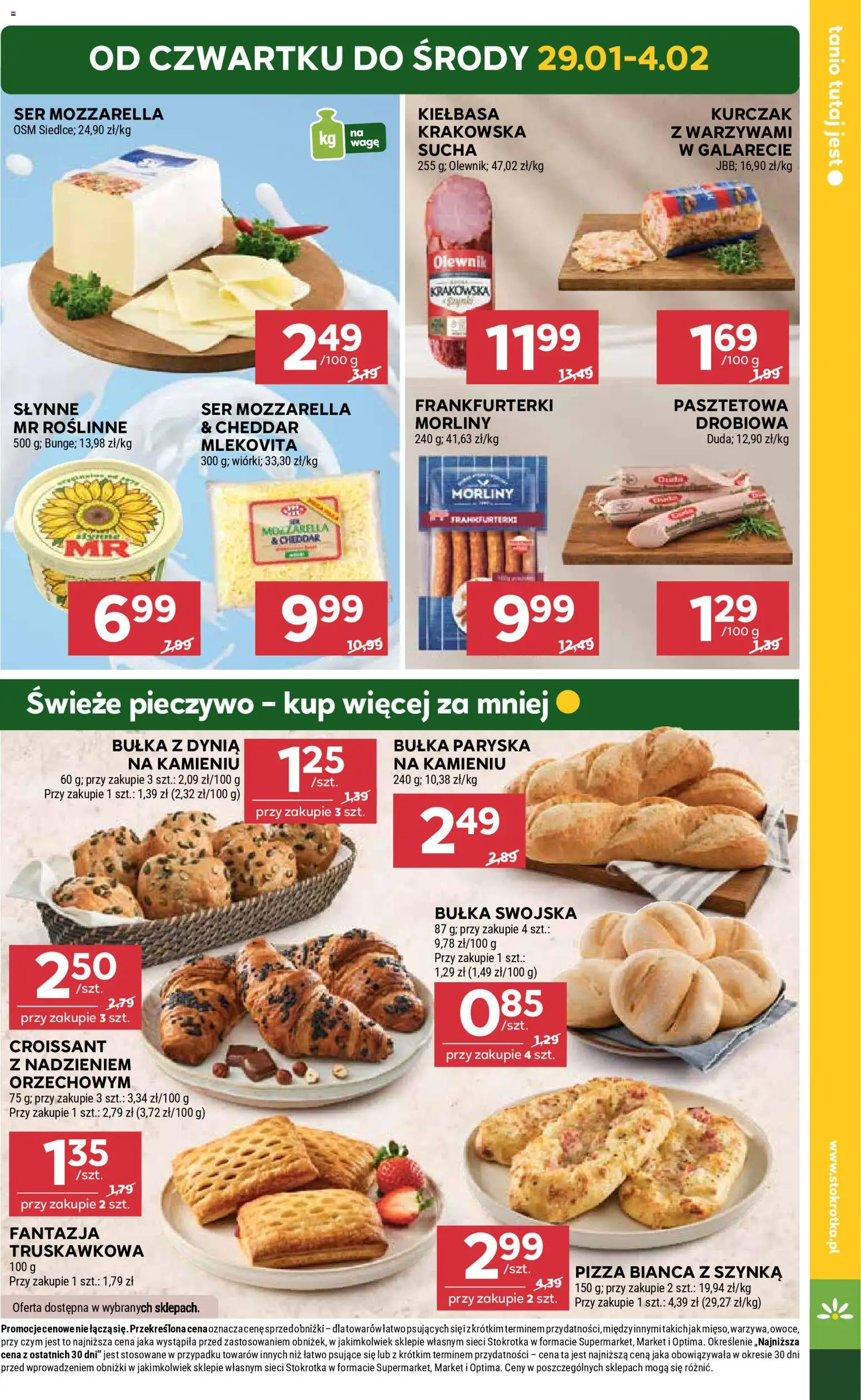 Stokrotka Gazetka - Market od 29.01.2026 | Strona: 5 | Produkty: Dynia, Kurczak, Stokrotka, Mozzarella