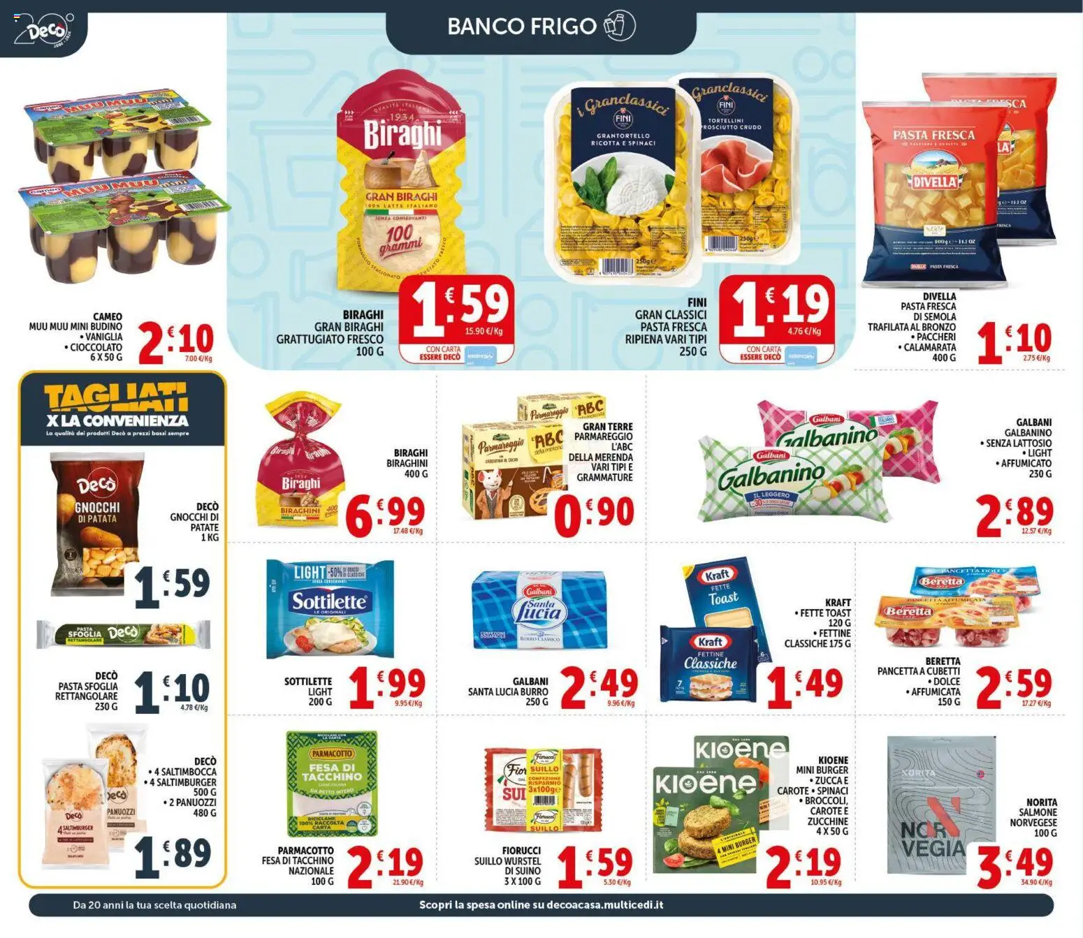 Volantino Decò del 09.04.2026 | Pagina: 10 | Prodotti: Cioccolato, Salmone, Spinaci, Paccheri