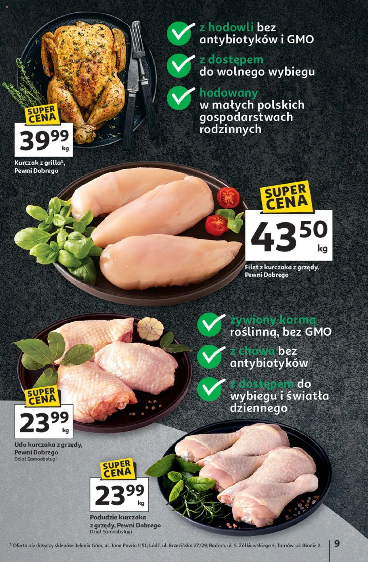 Auchan Gazetka - Jak Pragnę Lata Hipermarket od 20.06.2025 | Strona: 11 | Produkty: Kurczak, Filet z kurczaka