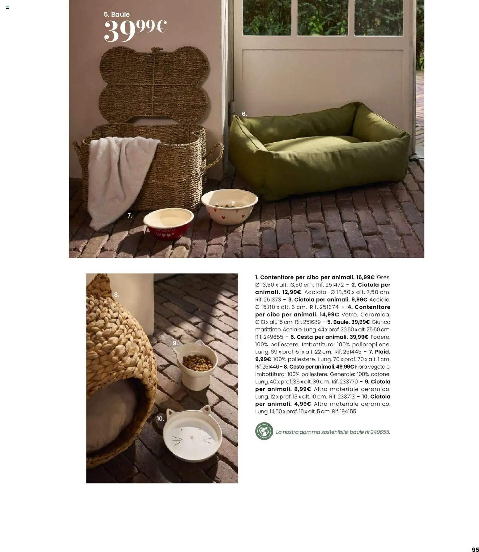 Volantino Maisons du Monde del 12.02.2026 | Pagina: 95 | Prodotti: Plaid, Baule, Contenitore, Ciotola