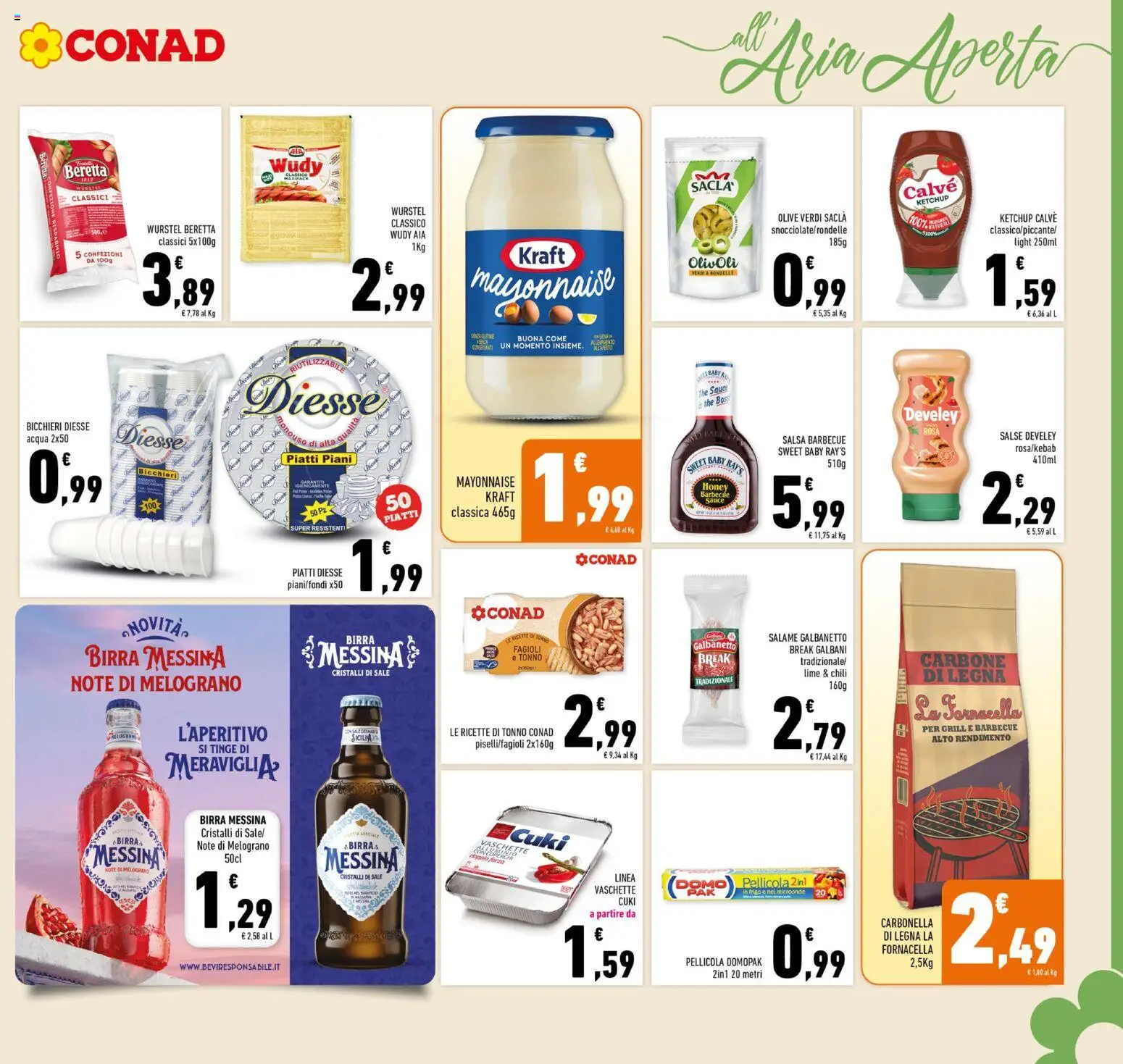 Volantino Conad del 22.04.2026 | Pagina: 11 | Prodotti: Salsa, Lime, Tonno, Salsa barbecue
