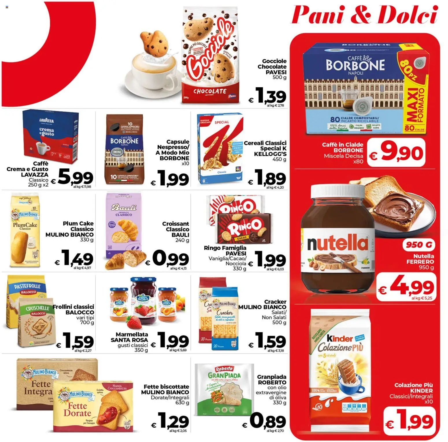 Volantino COOP del 29.01.2026 | Pagina: 17 | Prodotti: Cereali, Cacao, Frollini, Caffè in cialde