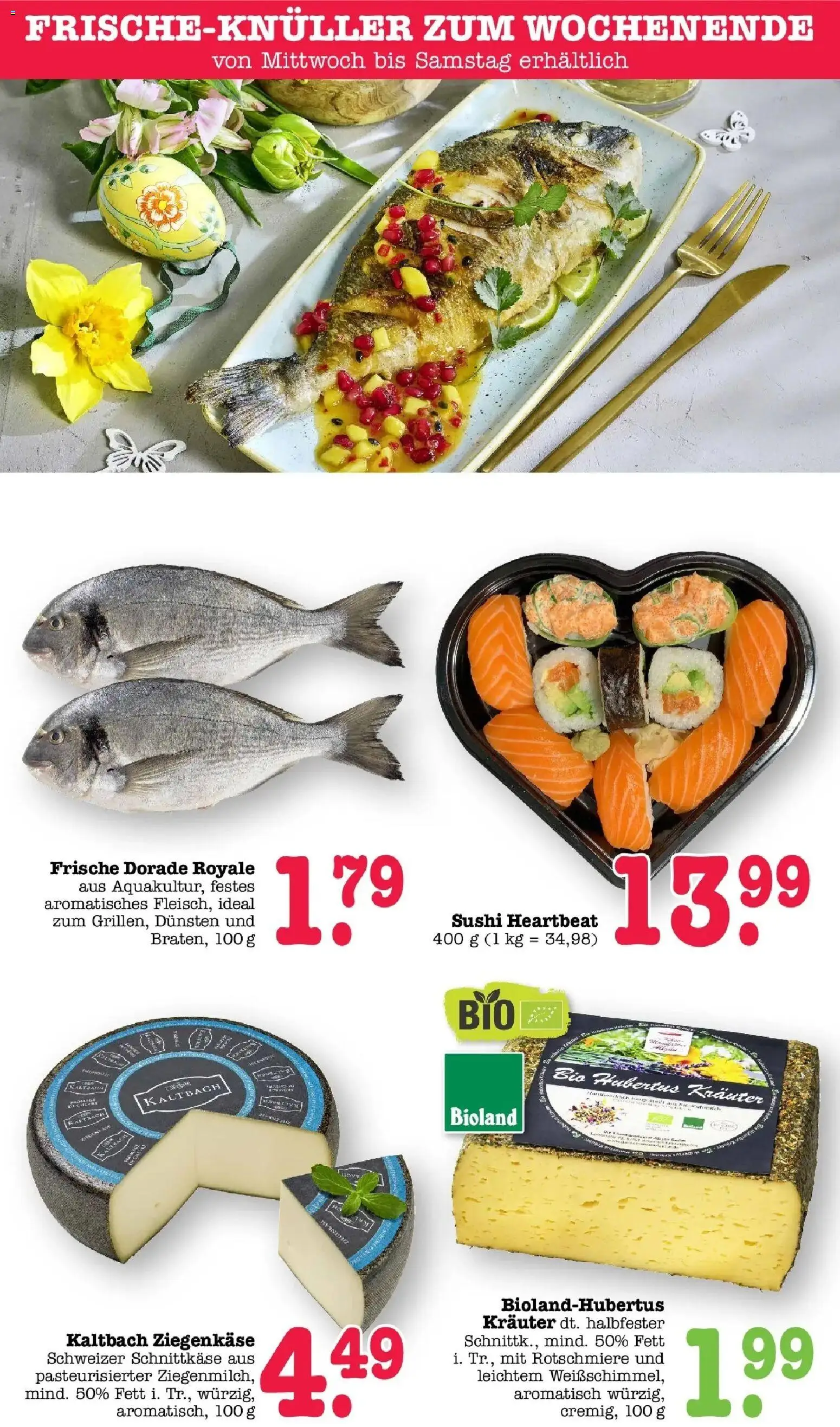 Edeka prospekt Offenbach	 – gültig ab 30.03.2026 | Seite: 77 | Produkte: Dorade, Ziegenkäse