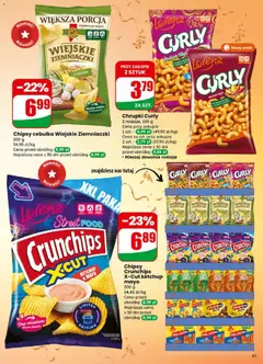 Pogląd oferty "Chrupki Curly, 2 rodzaje, 100 g" - ważna od 31.12.2025 | Strona: 51