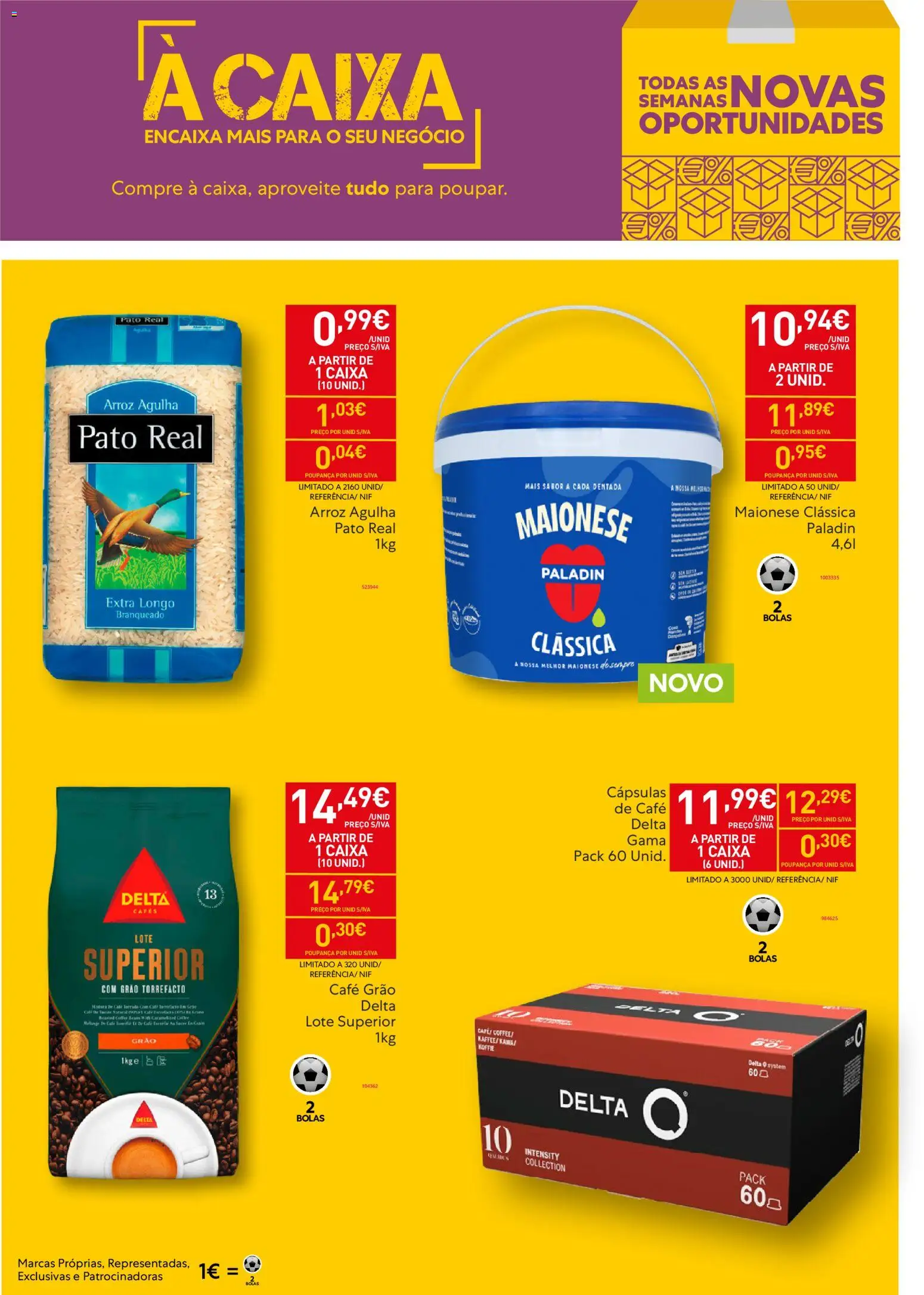 Recheio Horeca │ válido de 03.03.2026 | Página: 2 | Produtos: Caixa, Café, Maionese, Arroz