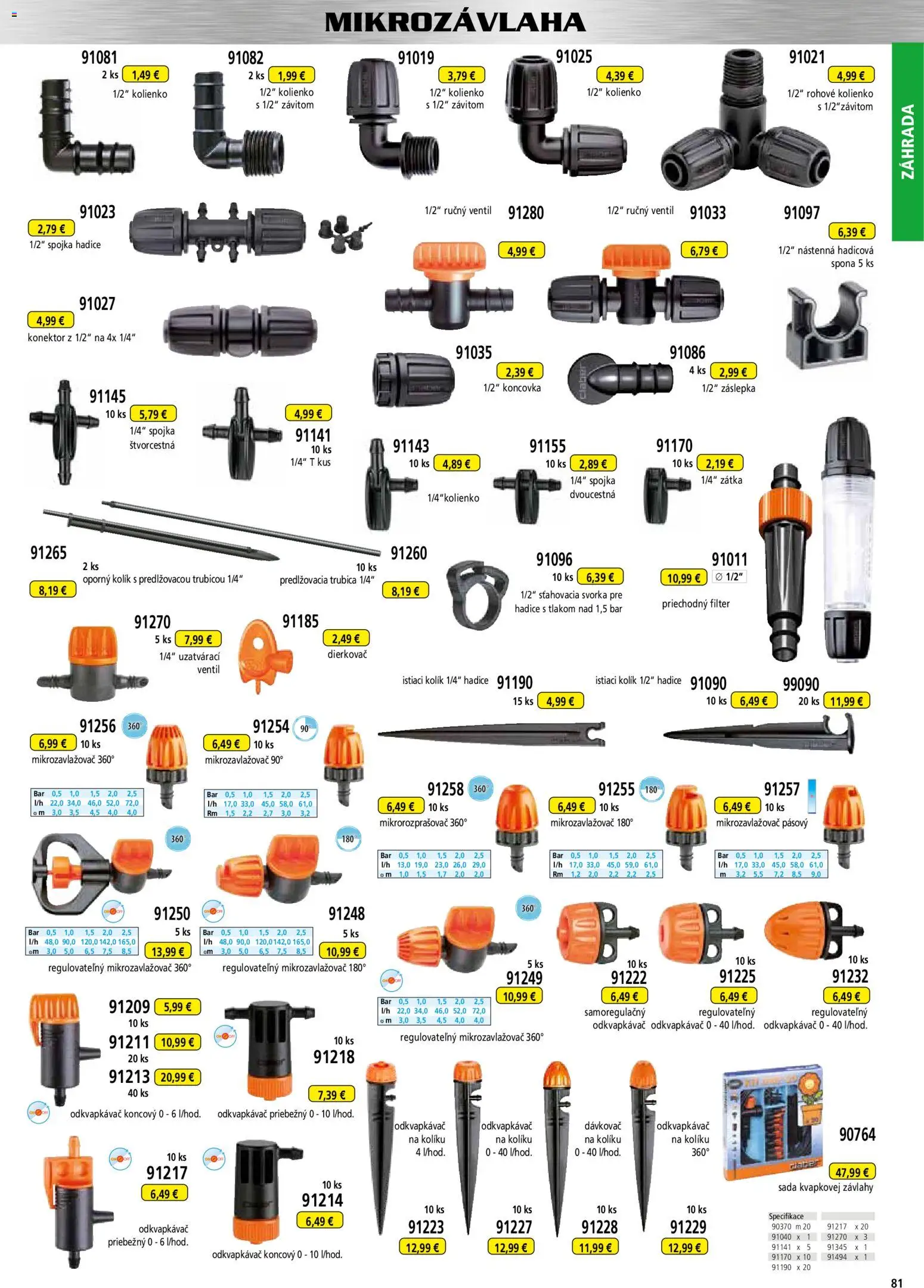 Nové Hecht akcie – leták je platný od 30.10.2025 | Strana: 81 | Produkty: Ventil, Konektor