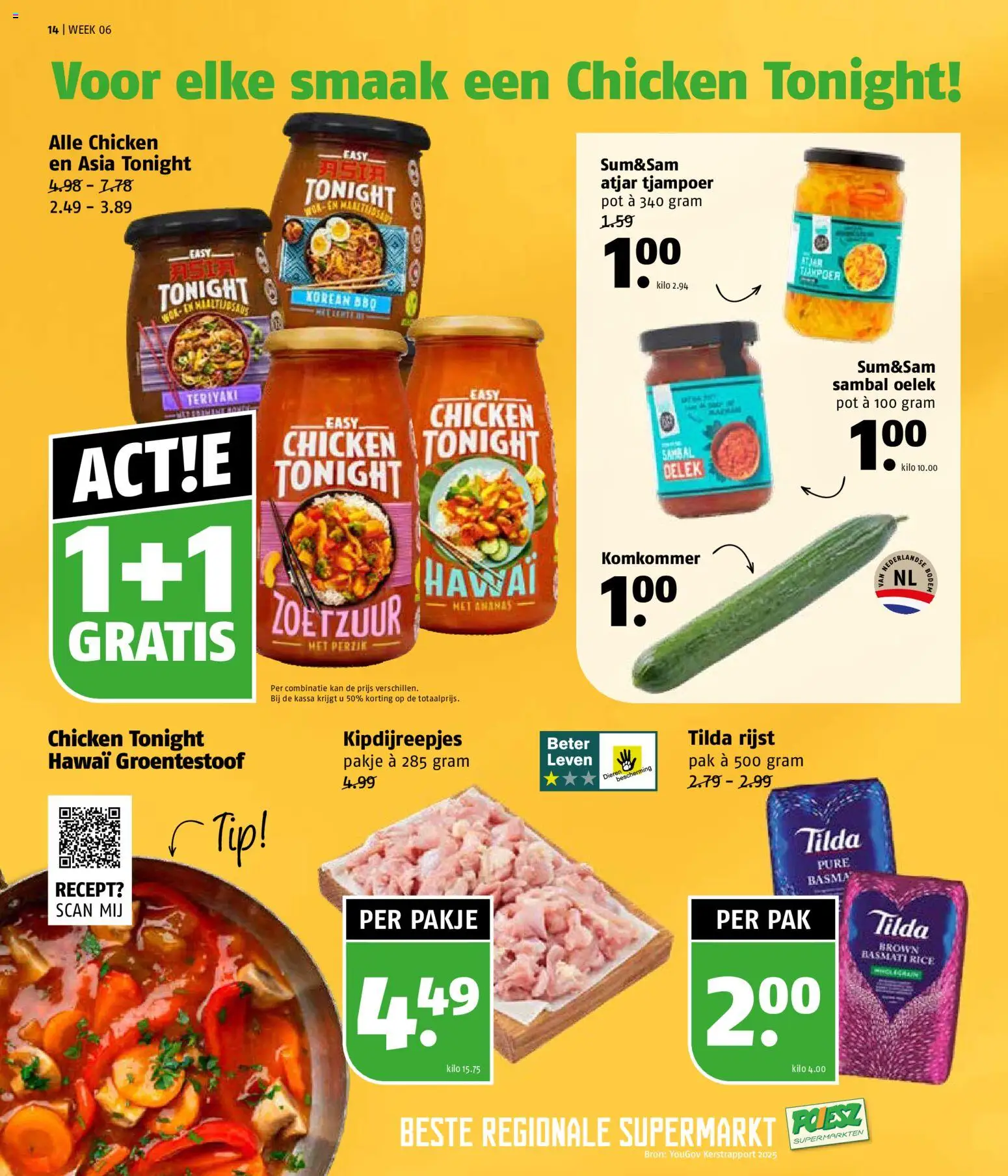 {H1} | Pagina: 14 | Producten: Komkommer, Rijst, Ananas, Kan