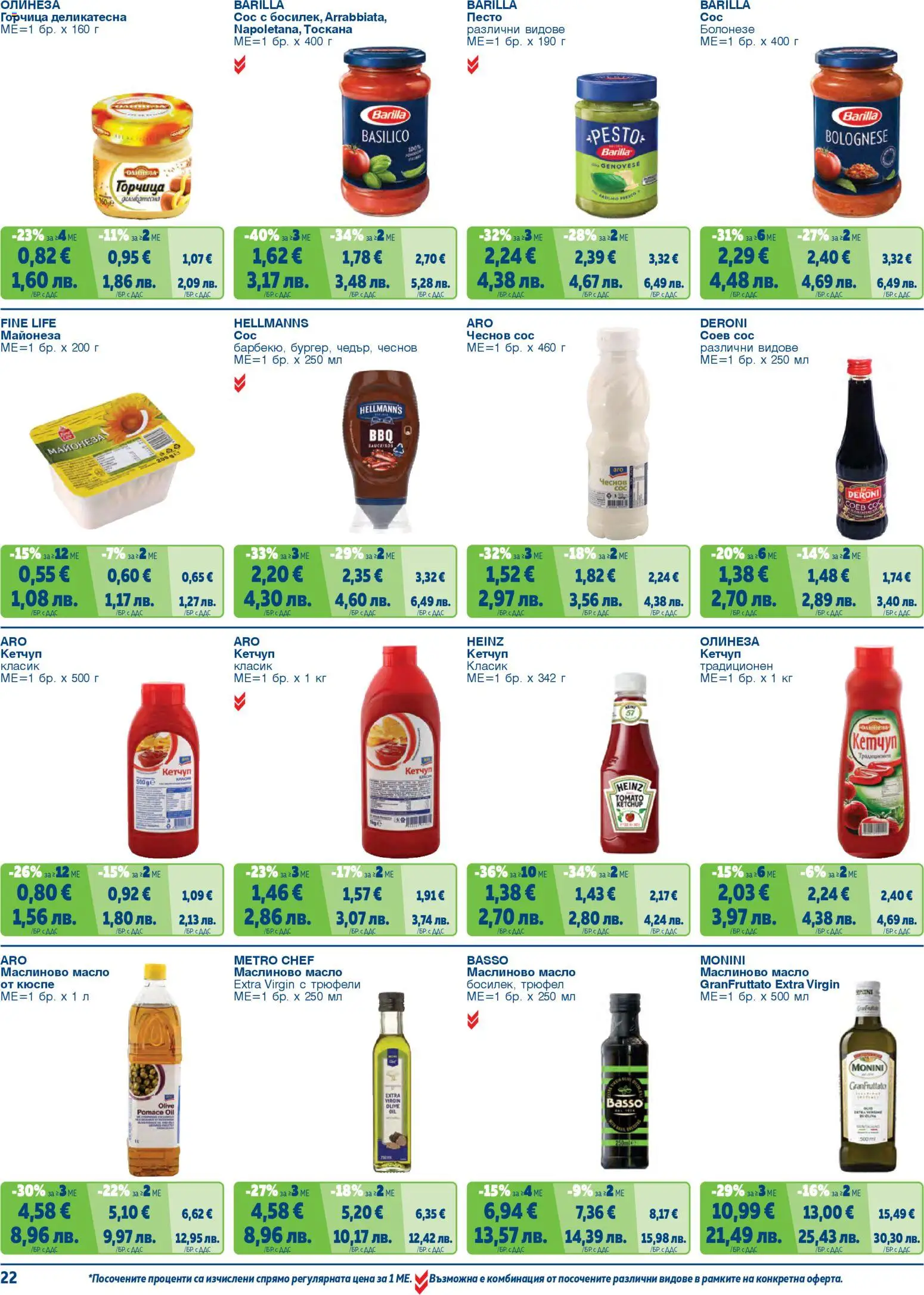 {H1} | Страница: 22 | Продукти: Майонеза, Сос, Трюфел, Песто